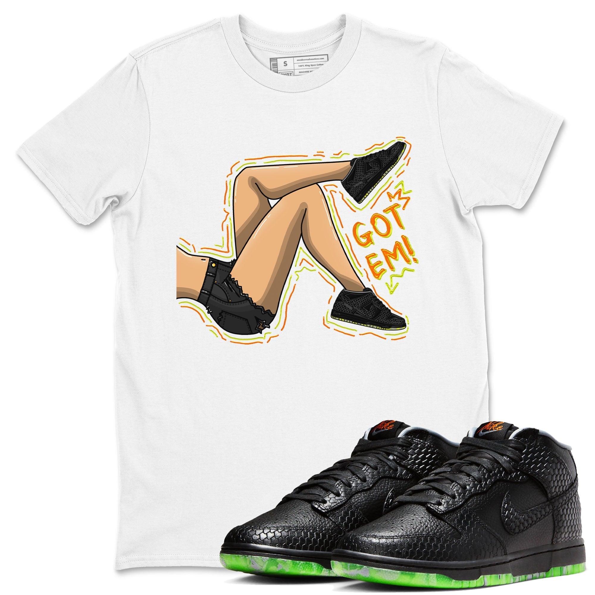 Got Em Legs snkmatch Tee - Dunk Halloween