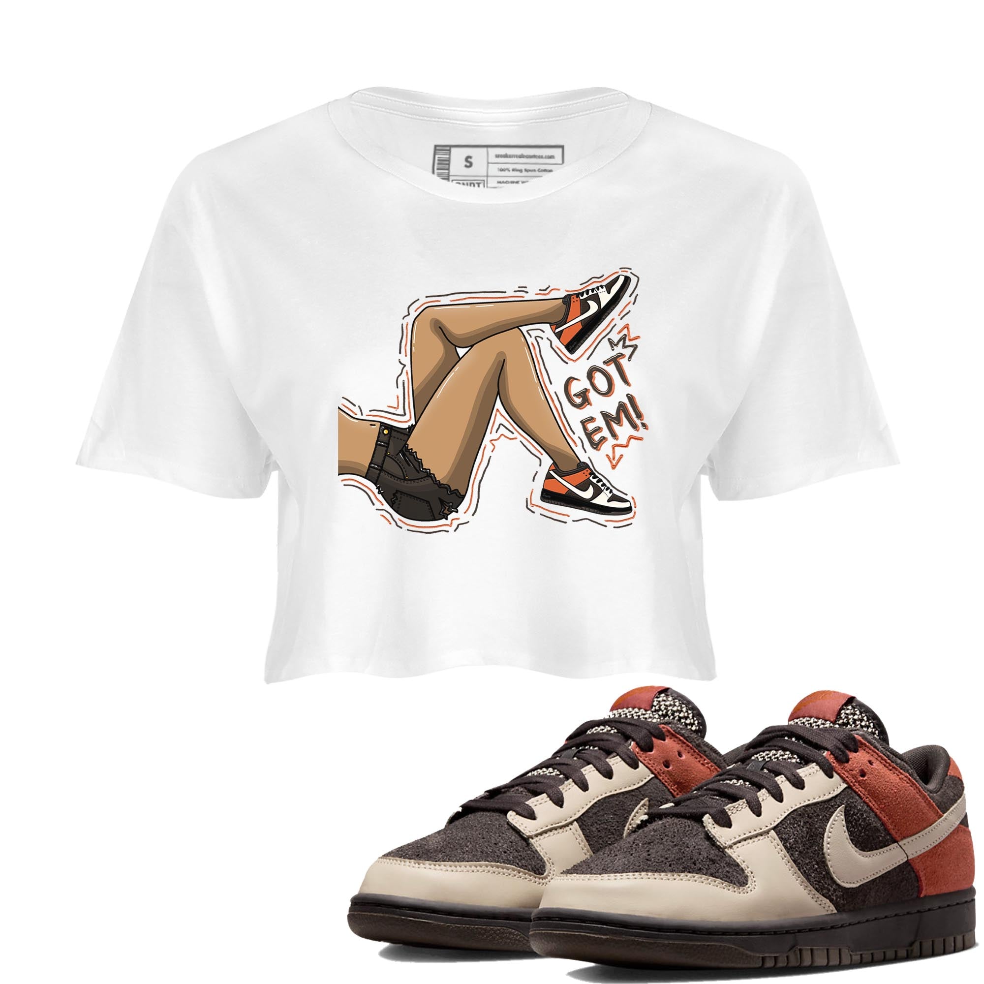 Got Em Legs snkmatch Women's Top - Dunk Red Panda