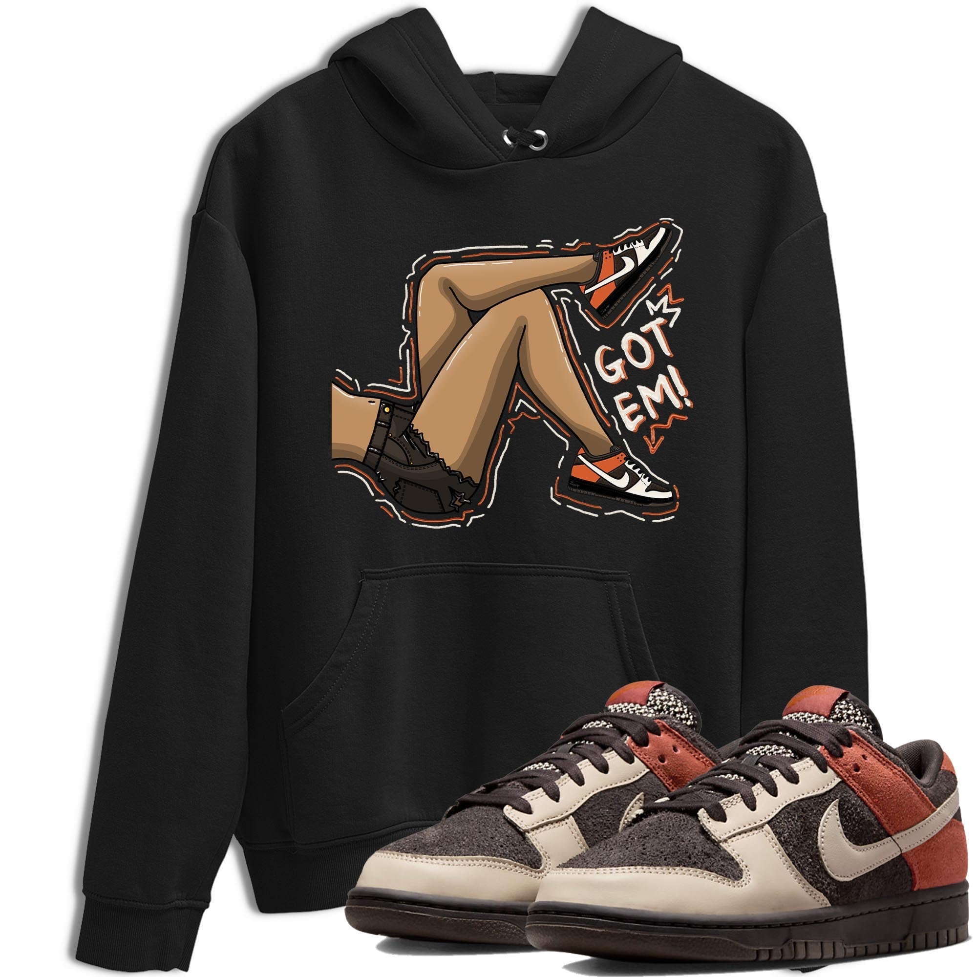 Got Em Legs snkmatch Tee - Dunk Red Panda