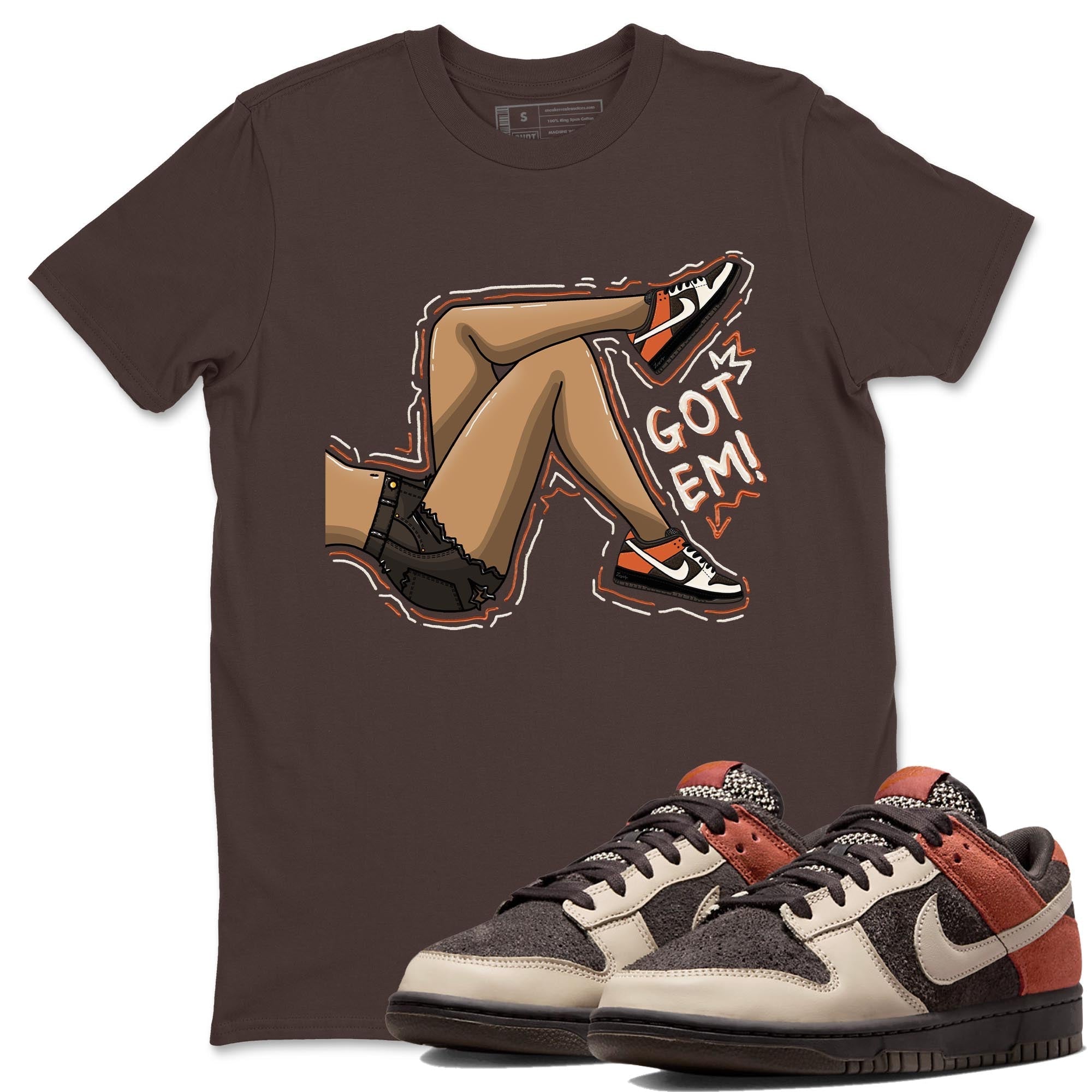 Got Em Legs snkmatch Tee - Dunk Red Panda
