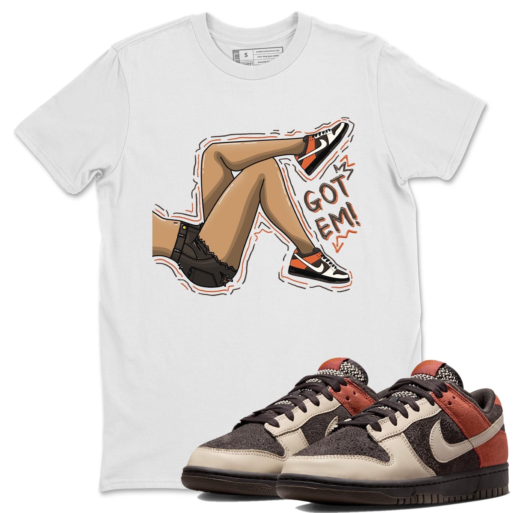 Got Em Legs snkmatch Tee - Dunk Red Panda