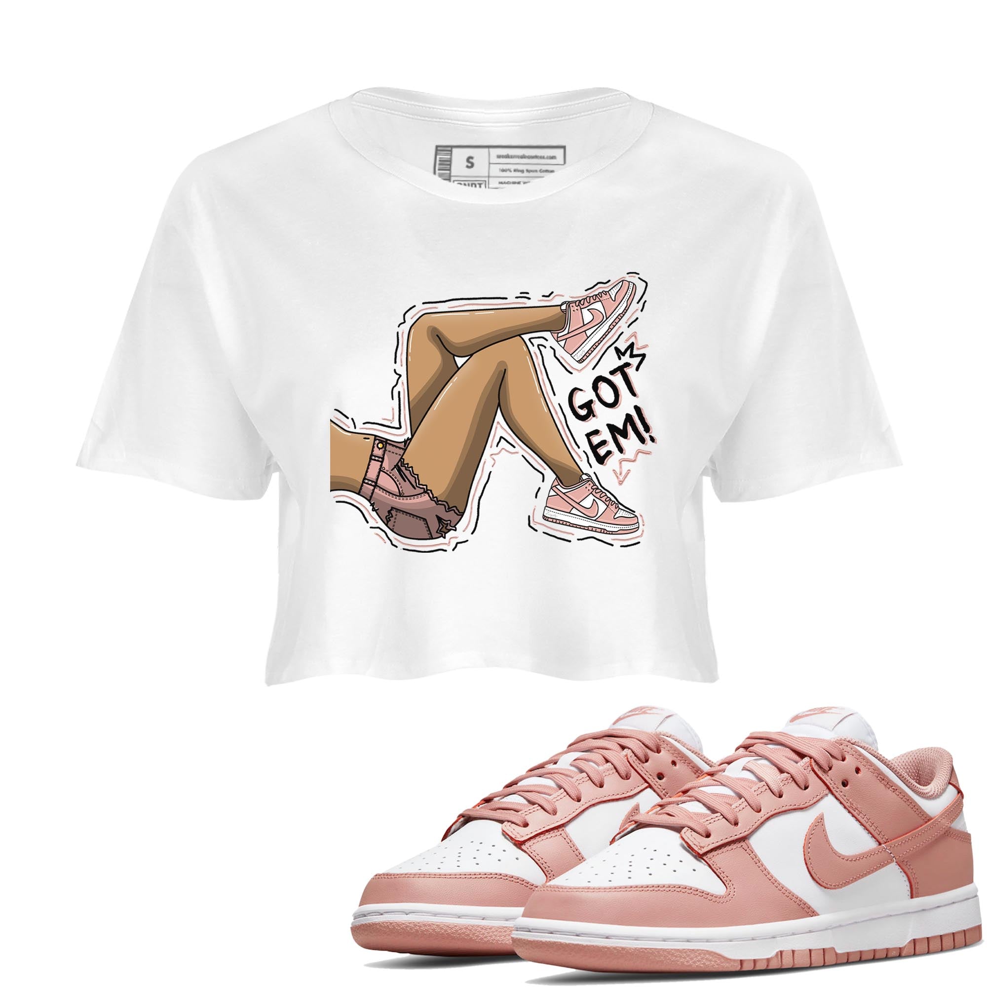 Got Em Legs snkmatch Women's Top - Dunk Rose Whisper