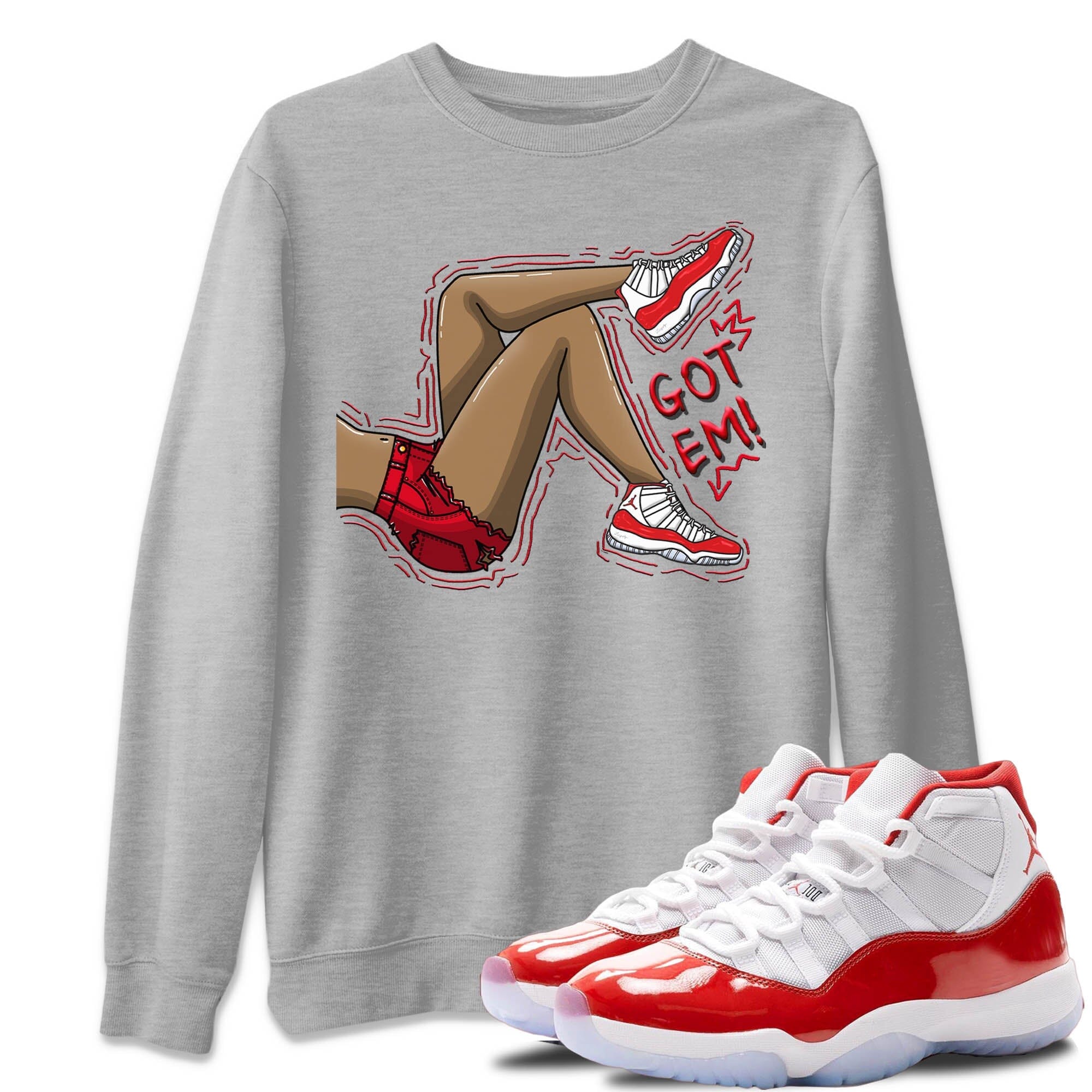 Got Em Legs Unisex Tops - Air Jordan 11 Cherry