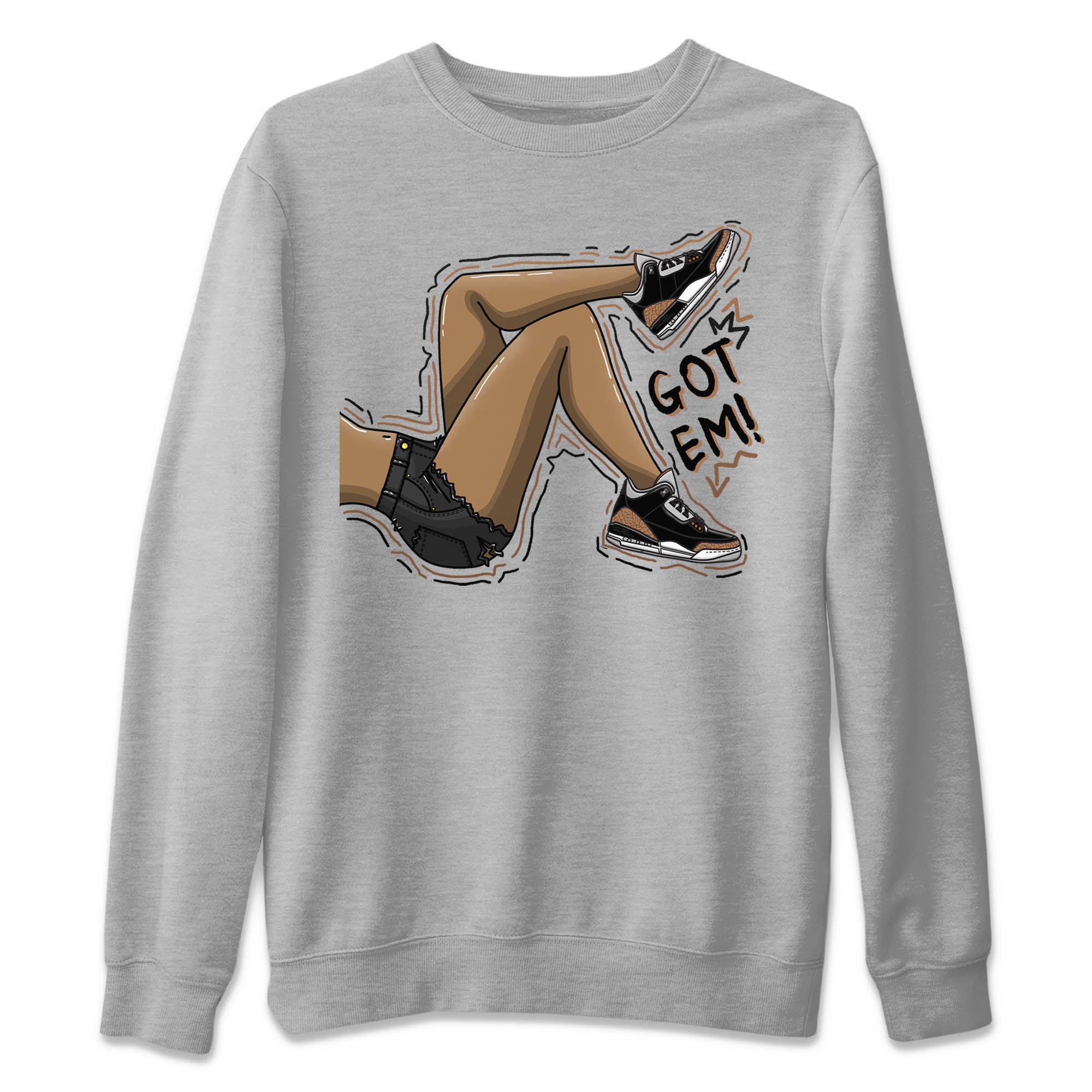 Got Em Legs Unisex Tops - Air Jordan 3 Desert Elephant
