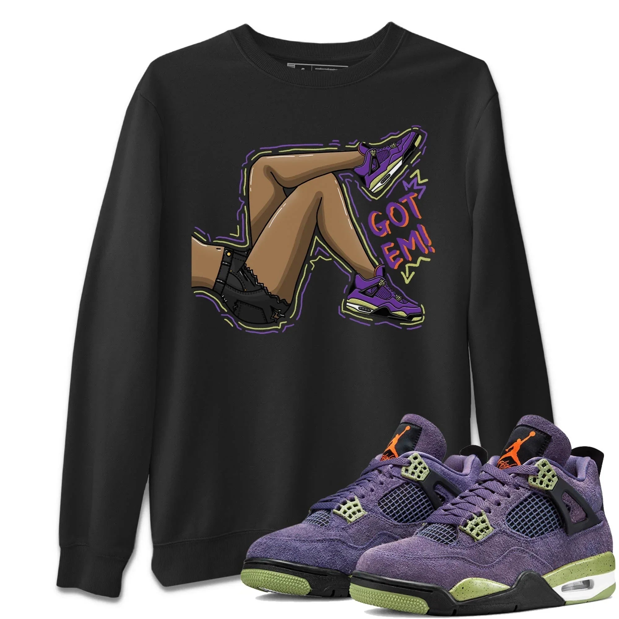 Got Em Legs Unisex Tops - Air Jordan 4 Canyon Purple