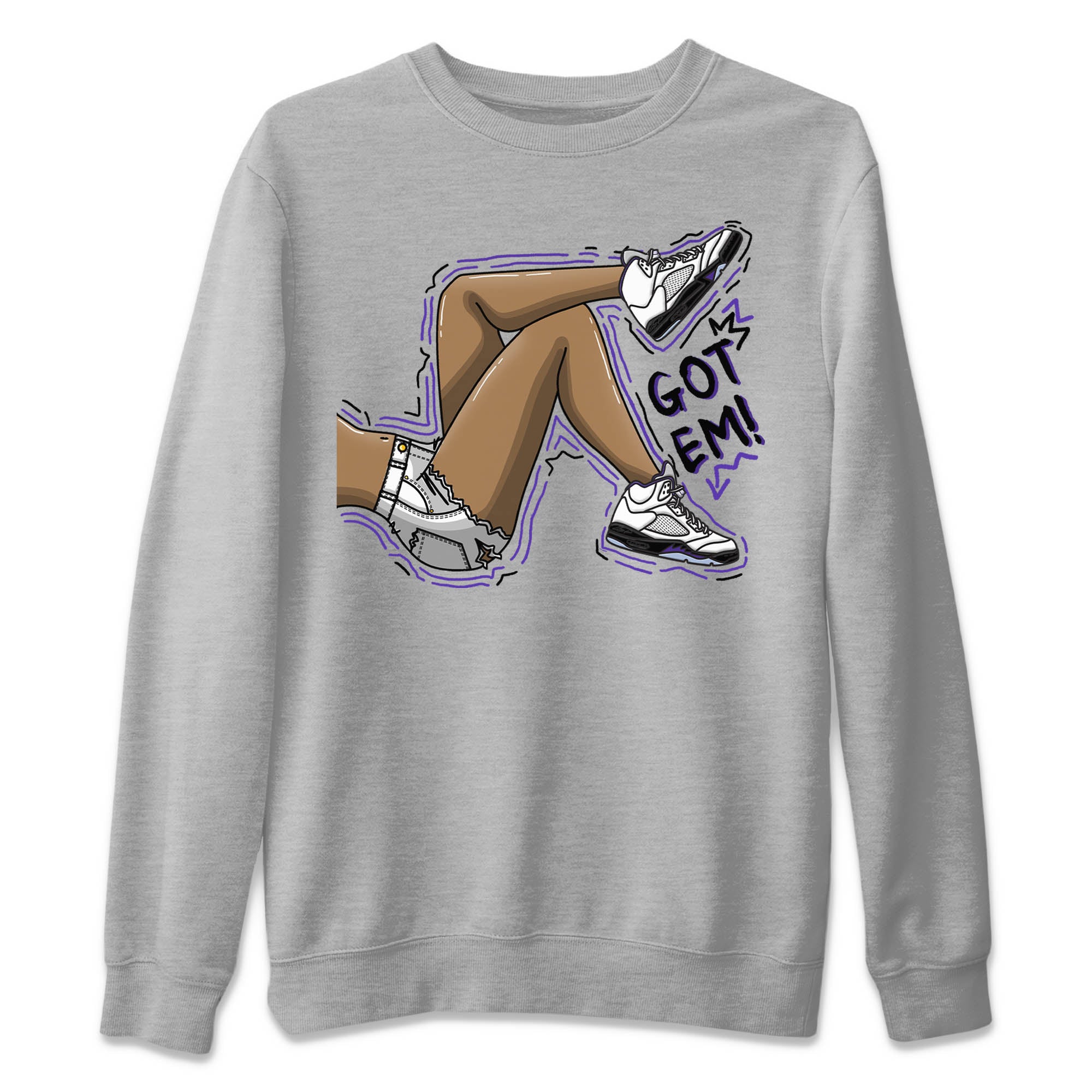Got Em Legs Unisex Tops - Air Jordan 5 Concord