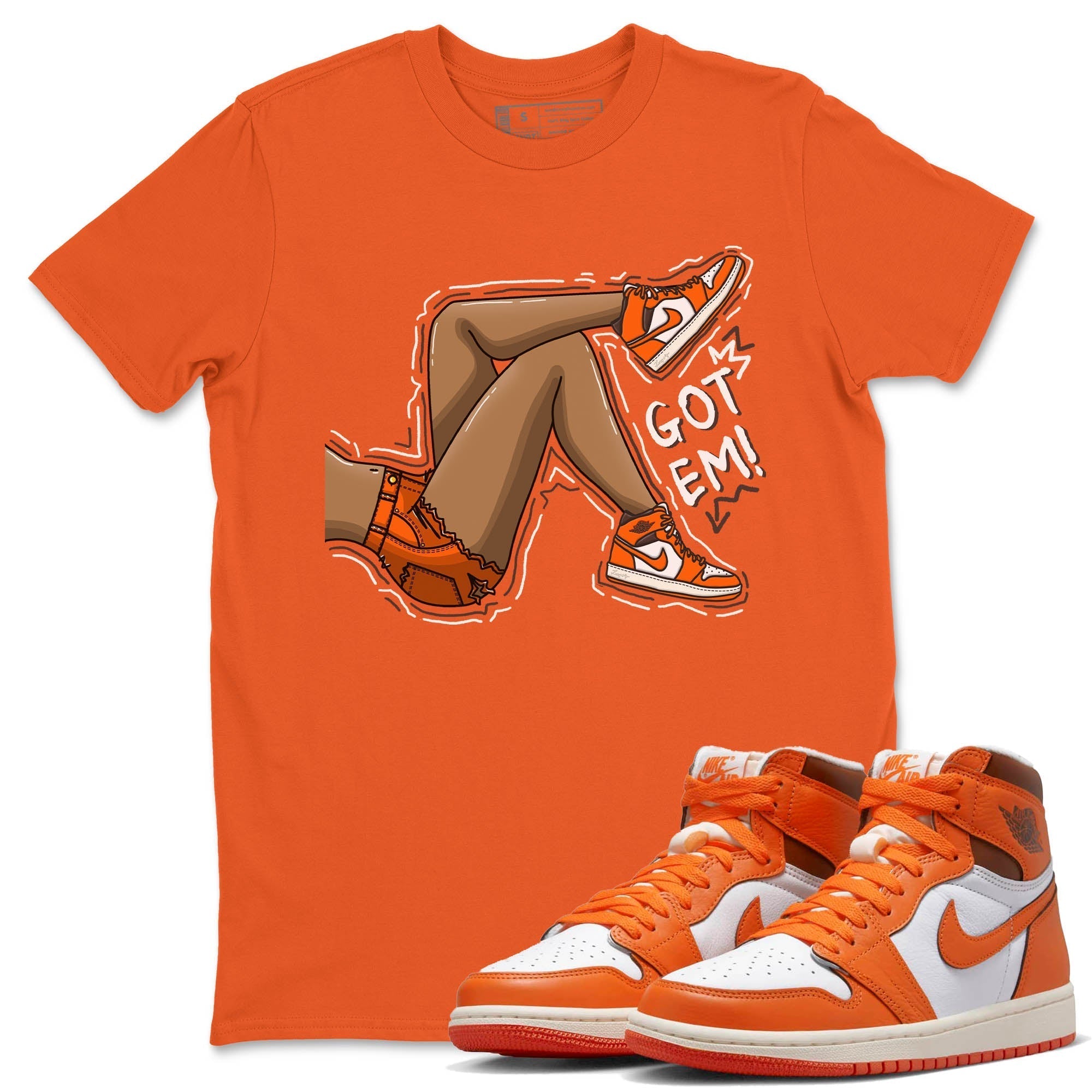 Got Em Legs Unisex Tops - Air Jordan 1 Starfish