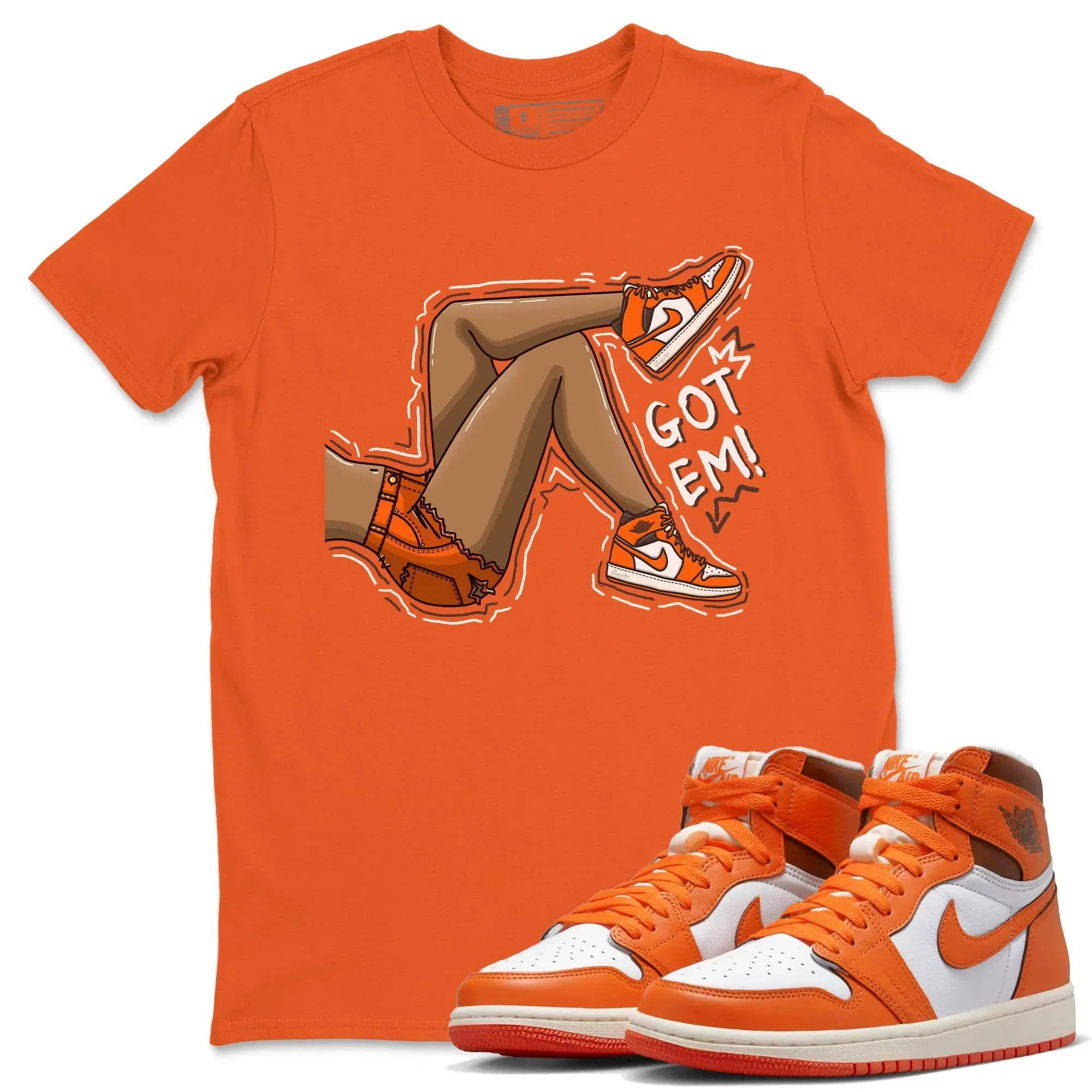 Got Em Legs Unisex Tops - Air Jordan 1 Starfish