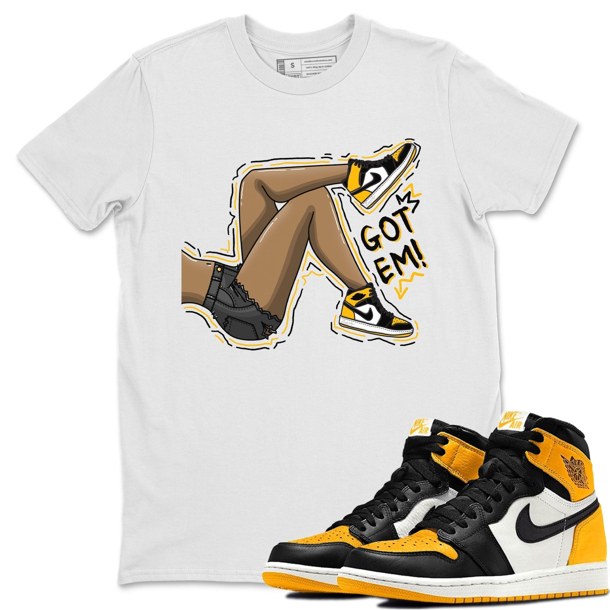 Got Em Legs Unisex Tops - Air Jordan 1 Taxi
