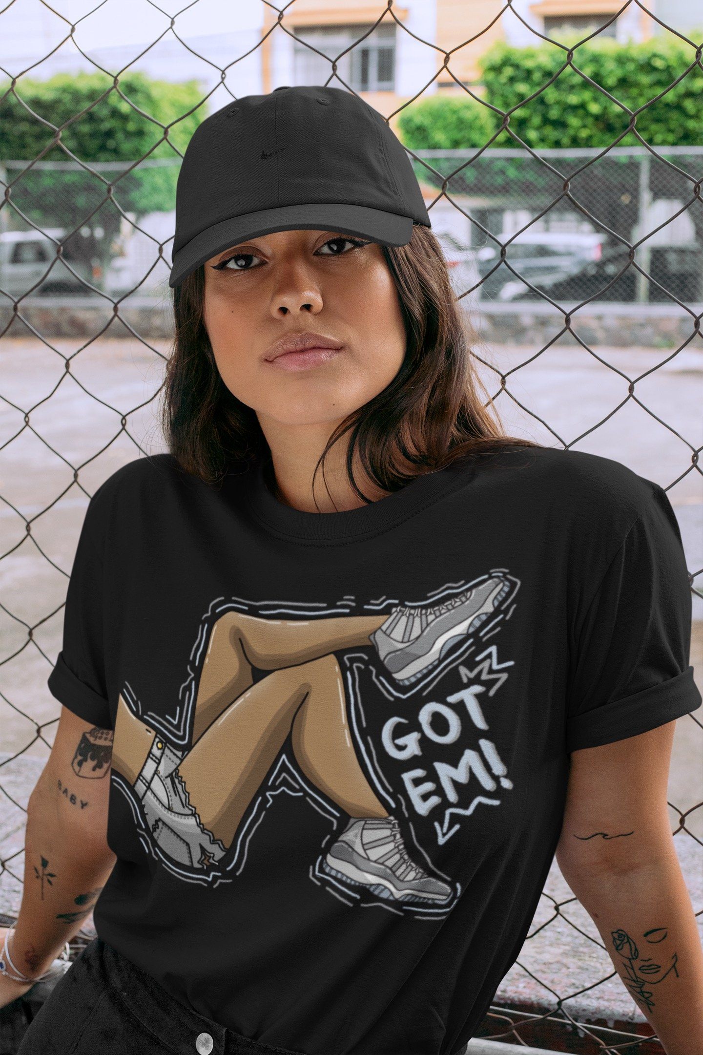 Got Em Legs Unisex Tops - Air Jordan 11 Cool Grey