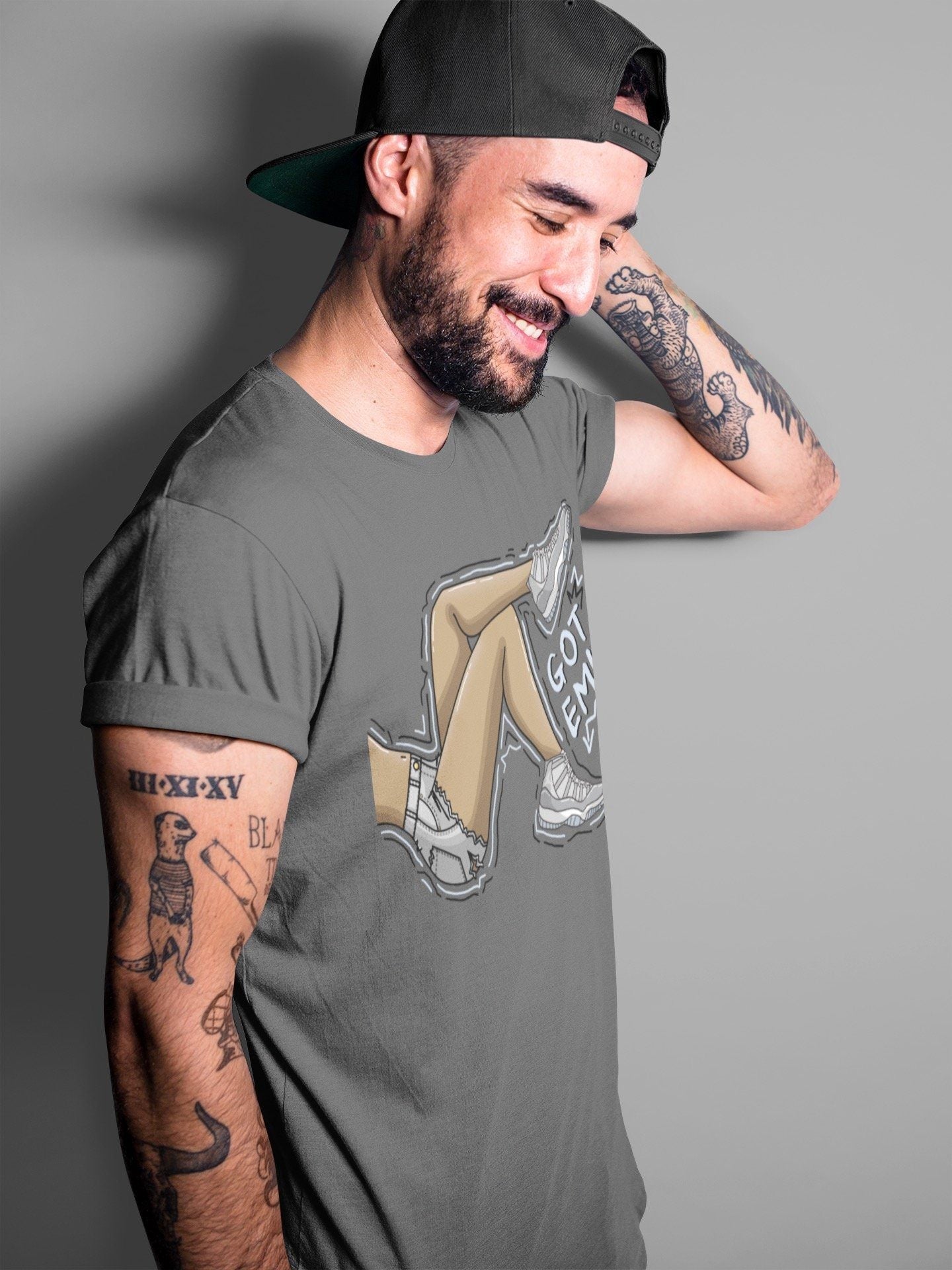 Got Em Legs Unisex Tops - Air Jordan 11 Cool Grey