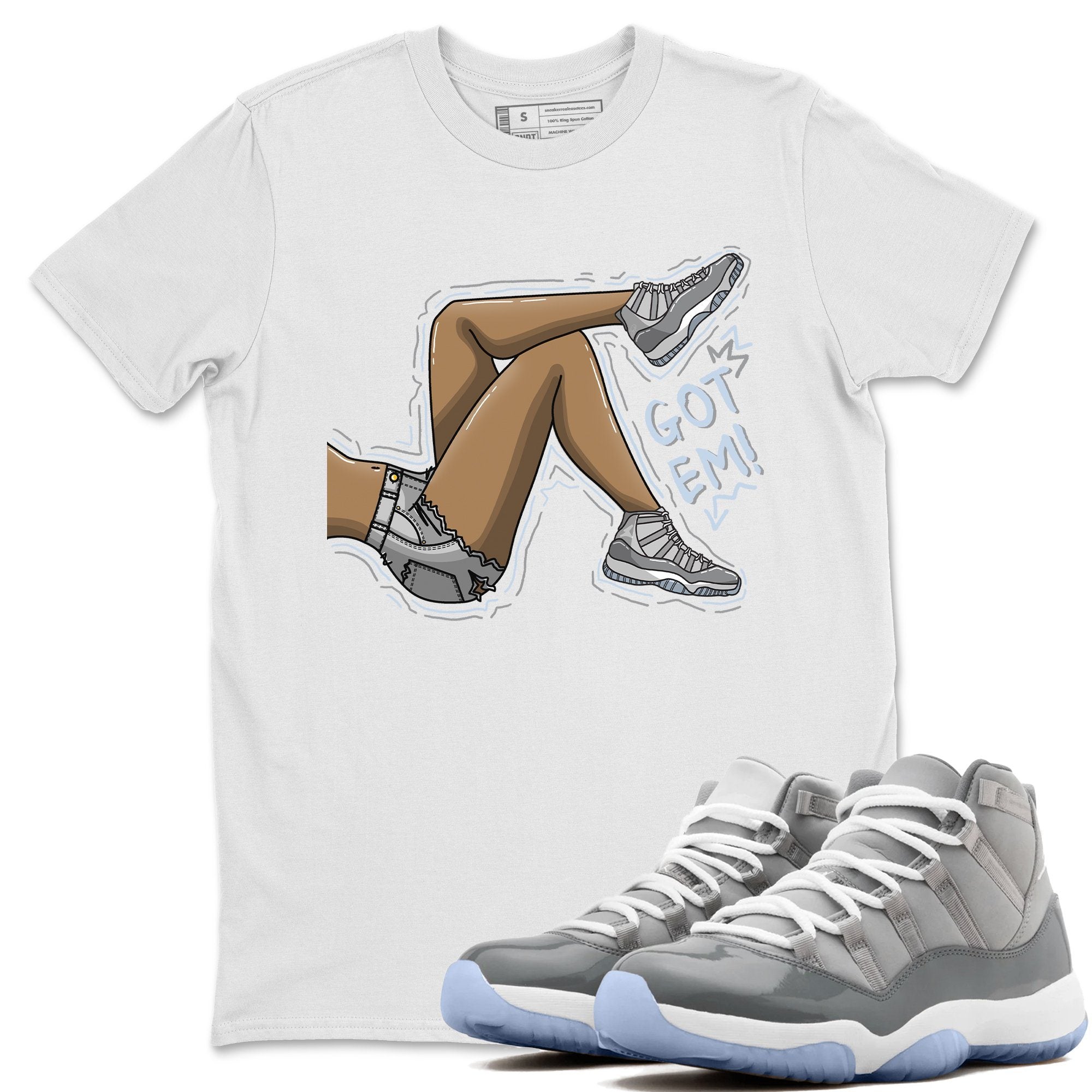 Got Em Legs Unisex Tops - Air Jordan 11 Cool Grey