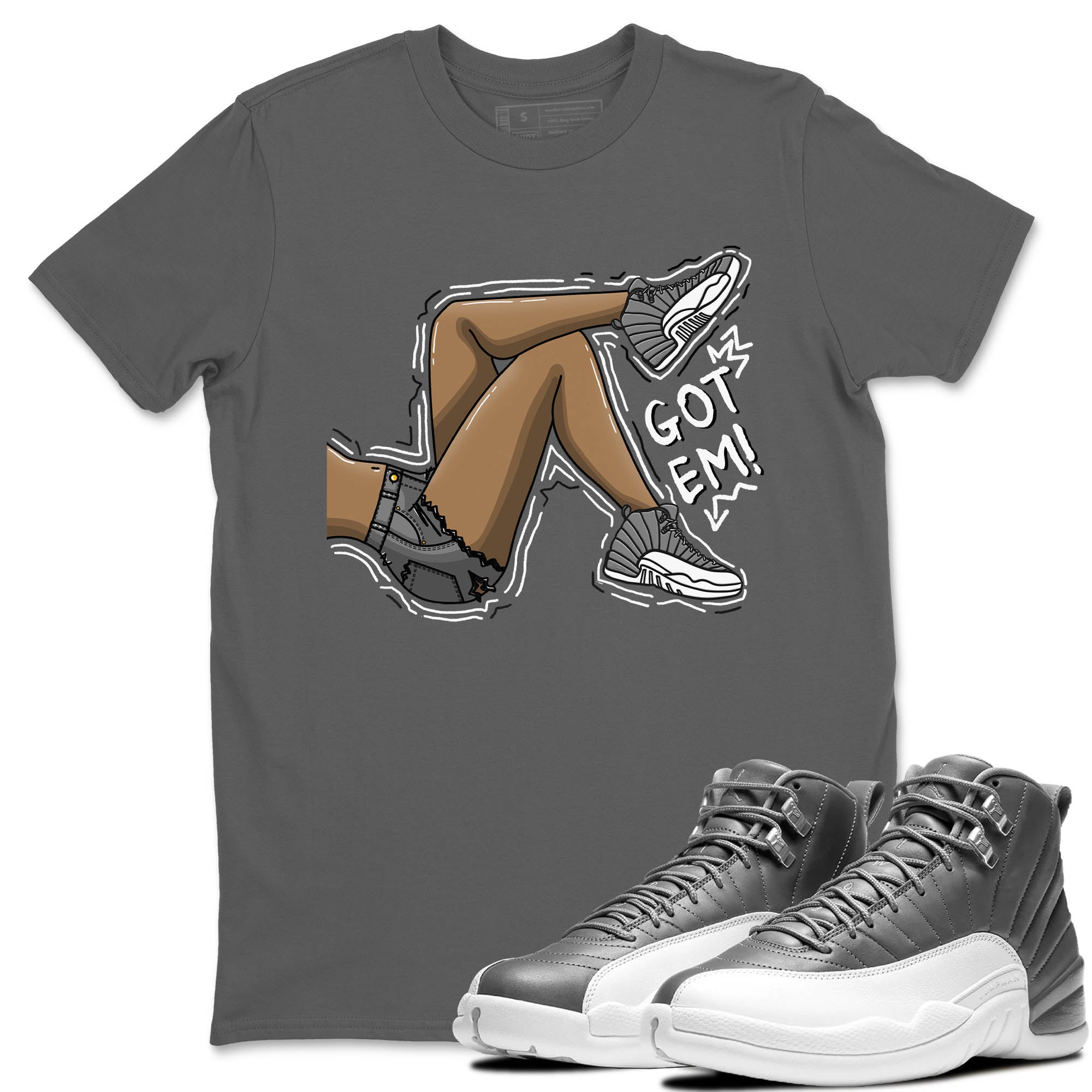 Got Em Legs Unisex Tops - Air Jordan 12 Stealth