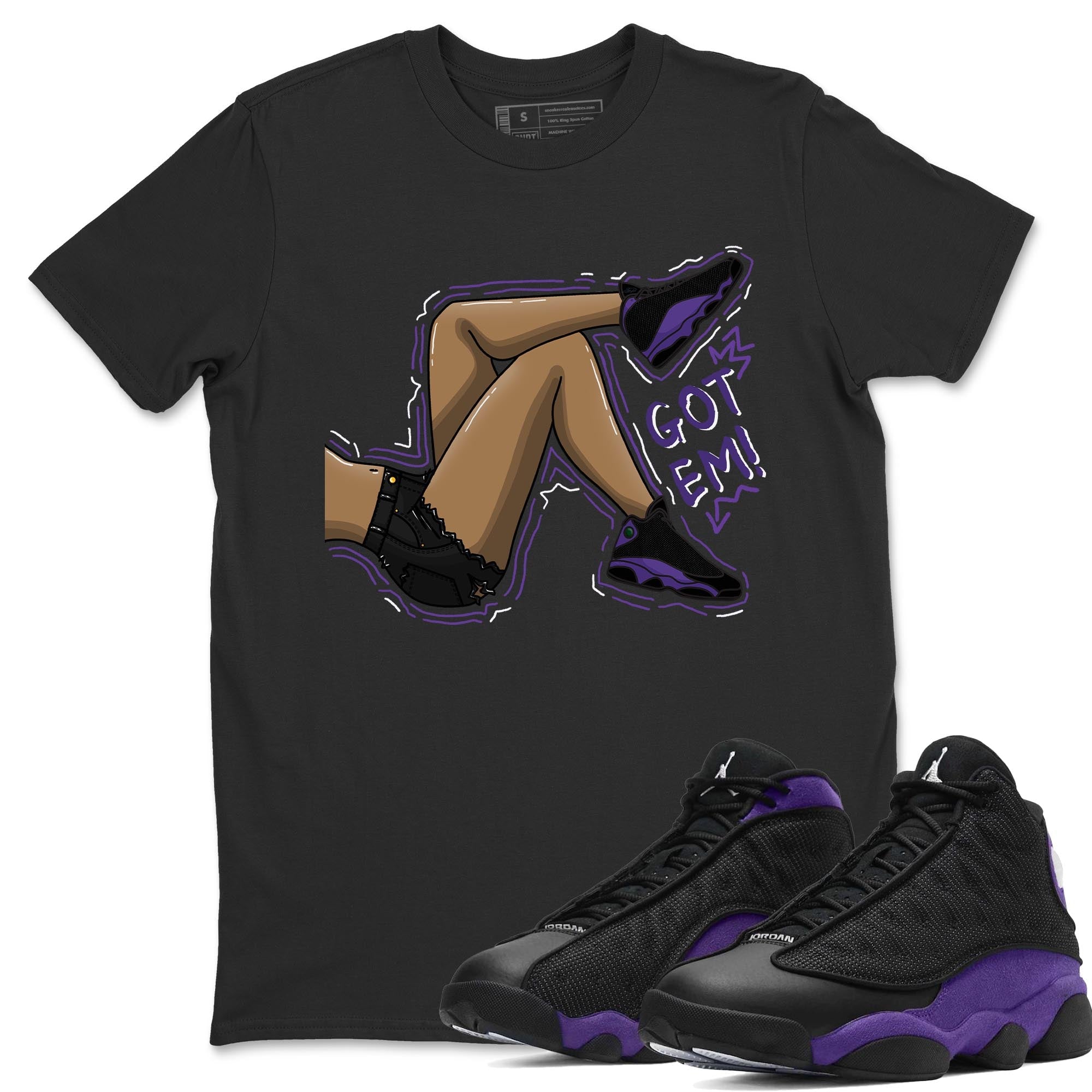 Got Em Legs Unisex Tops - Air Jordan 13 Court Purple