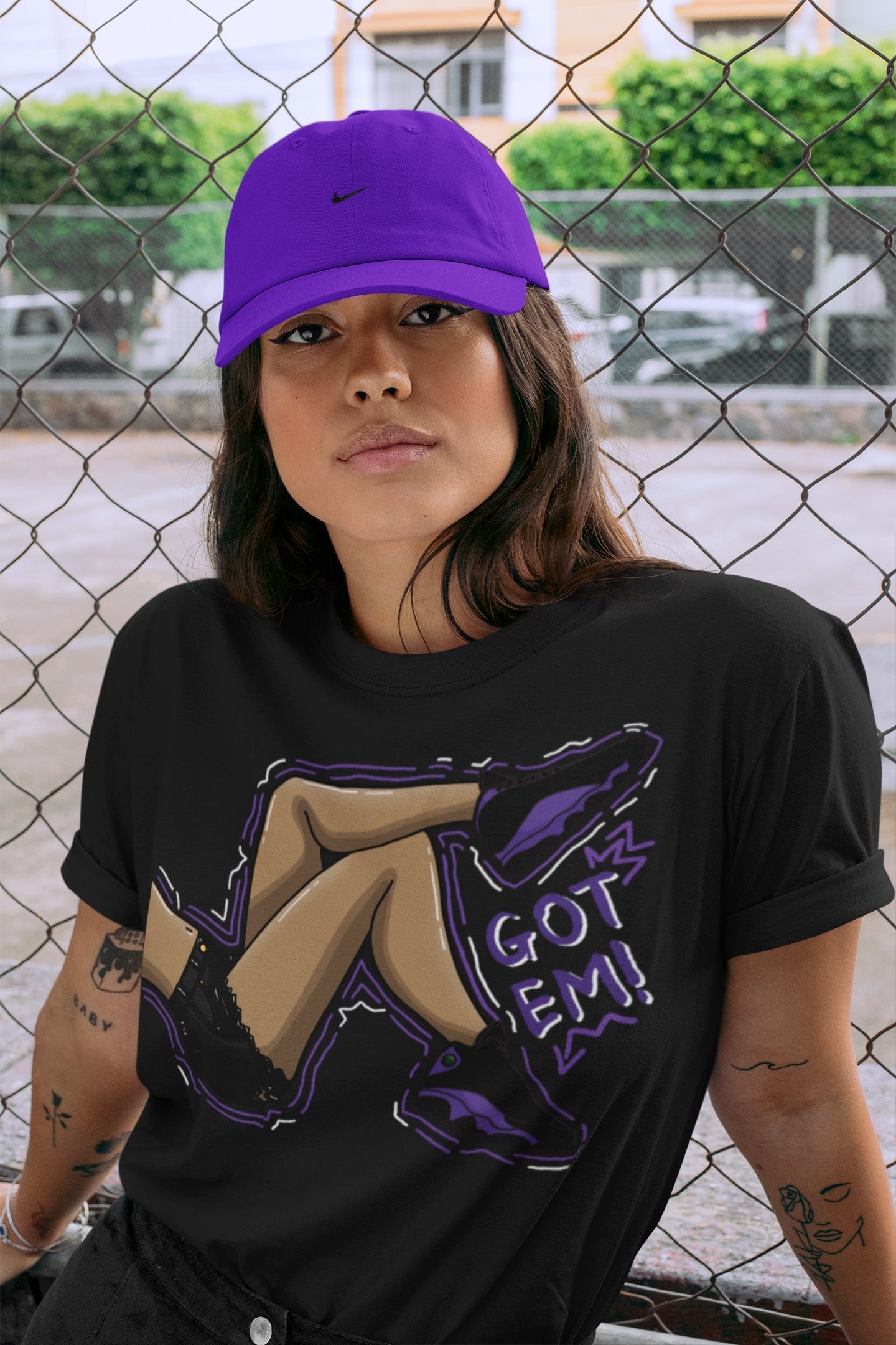 Got Em Legs Unisex Tops - Air Jordan 13 Court Purple