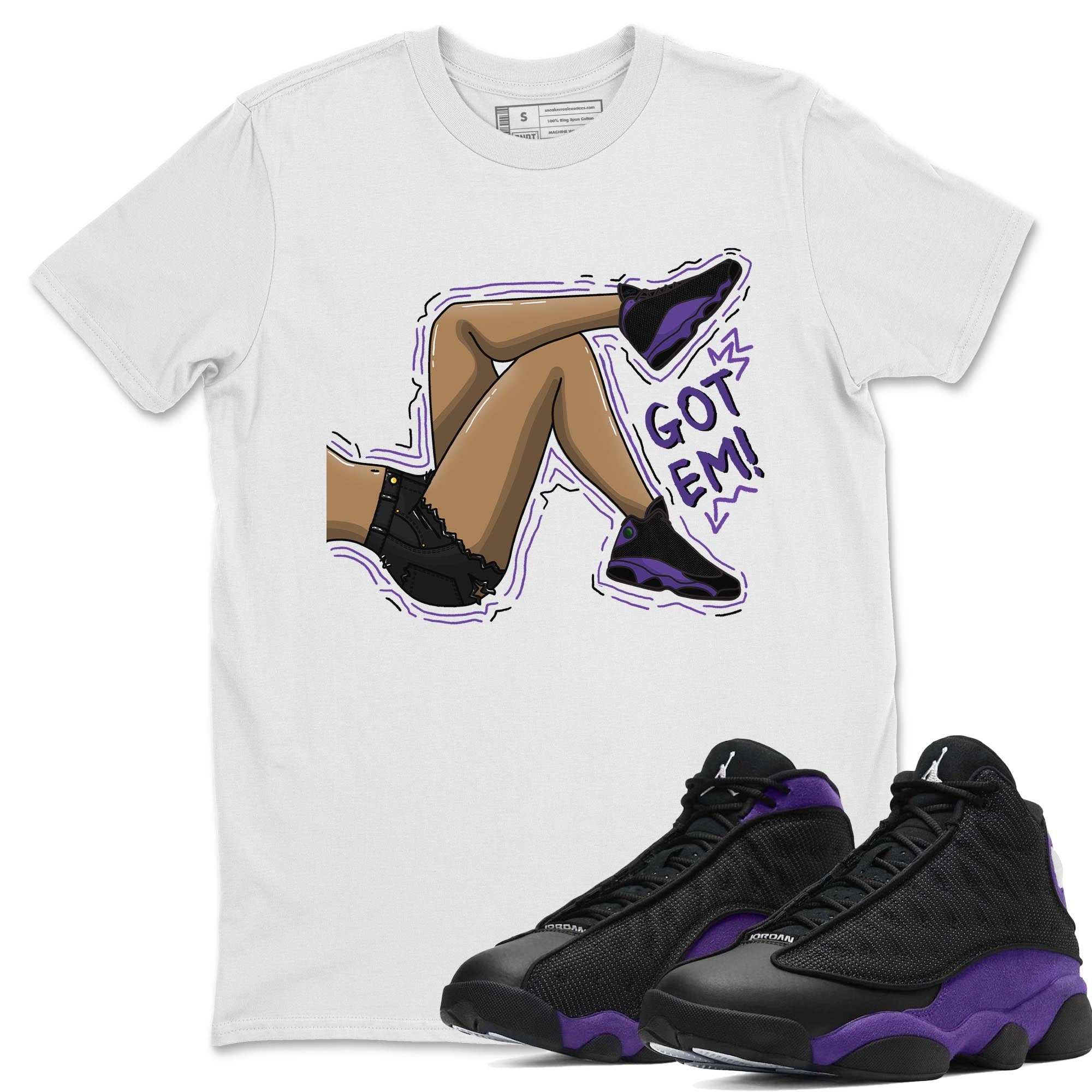 Got Em Legs Unisex Tops - Air Jordan 13 Court Purple