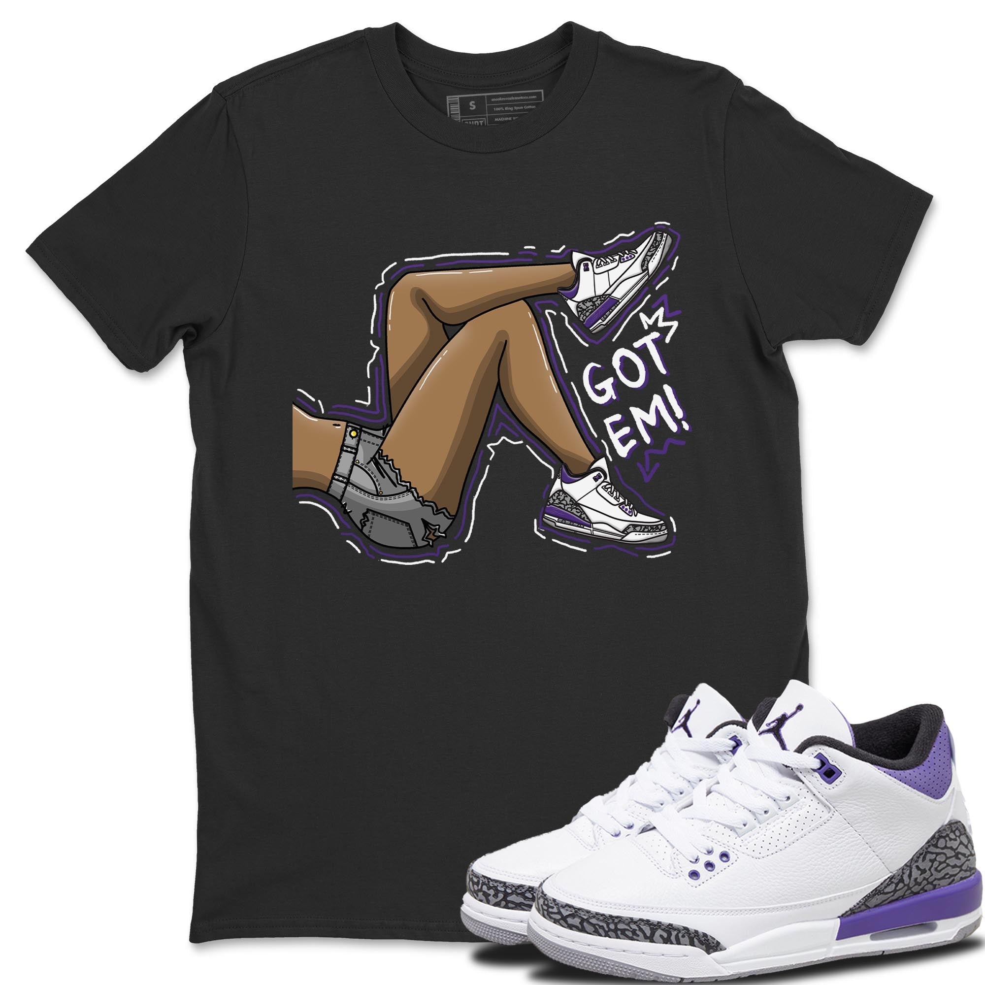 Got Em Legs Unisex Tops - Air Jordan 3 Dark Iris