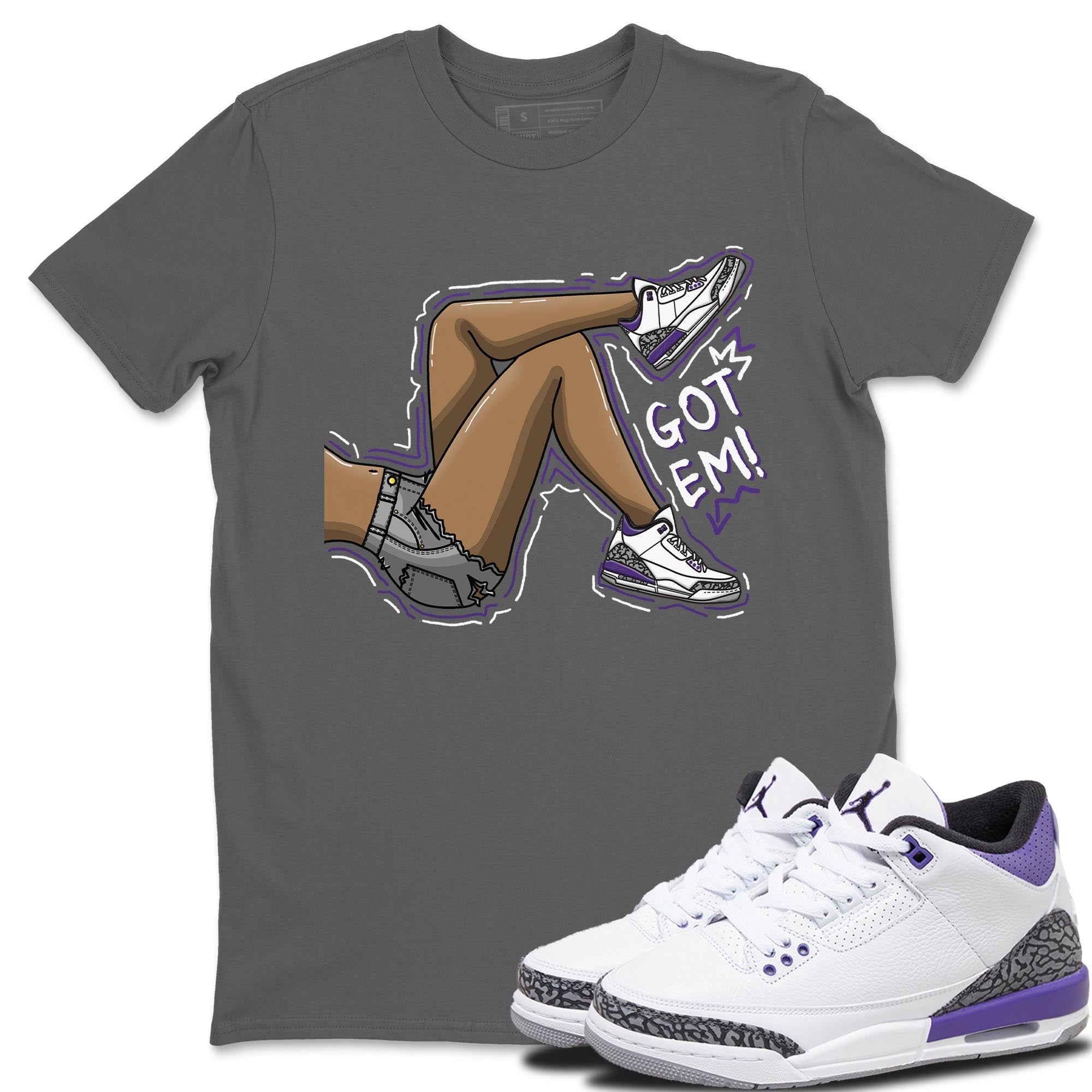 Got Em Legs Unisex Tops - Air Jordan 3 Dark Iris