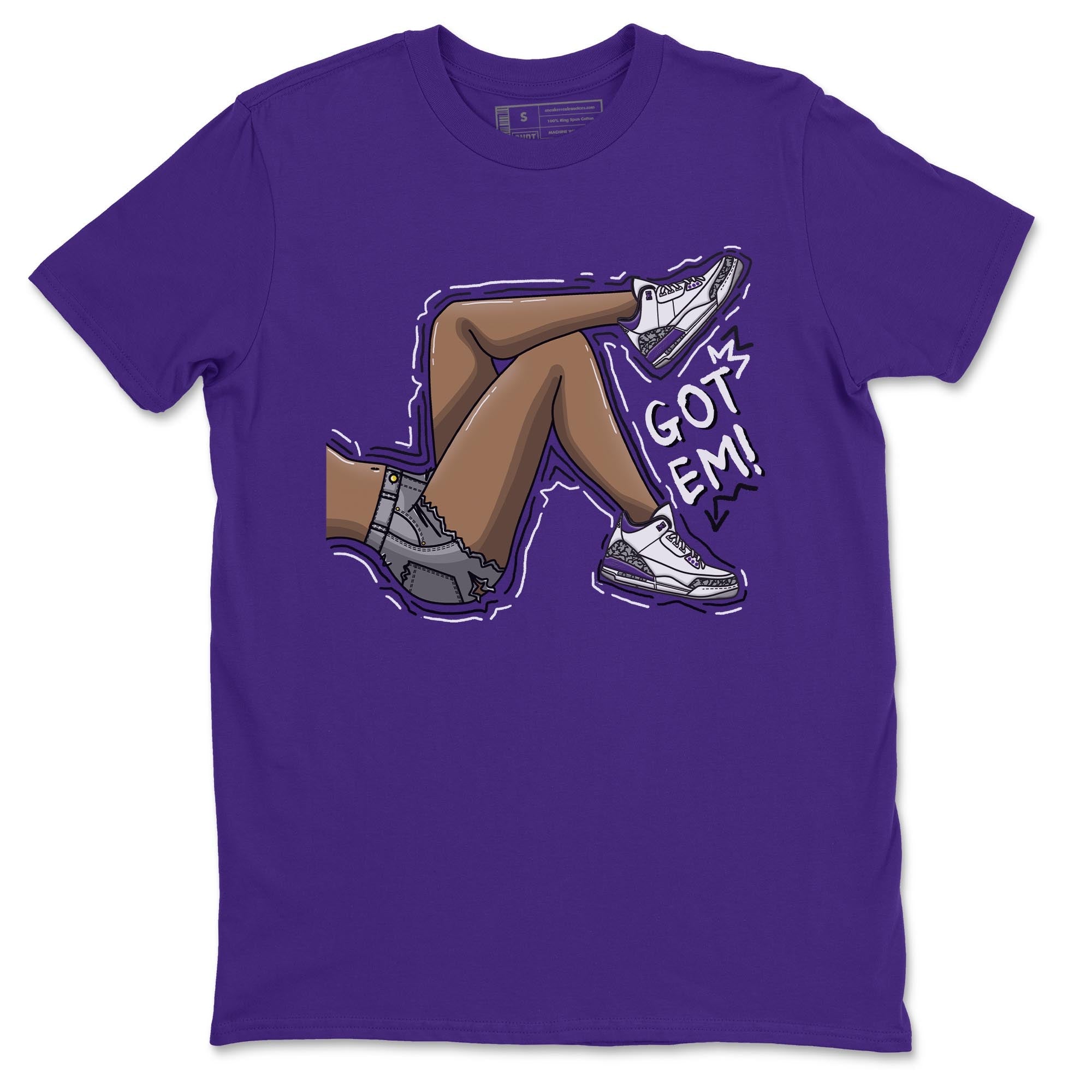 Got Em Legs Unisex Tops - Air Jordan 3 Dark Iris