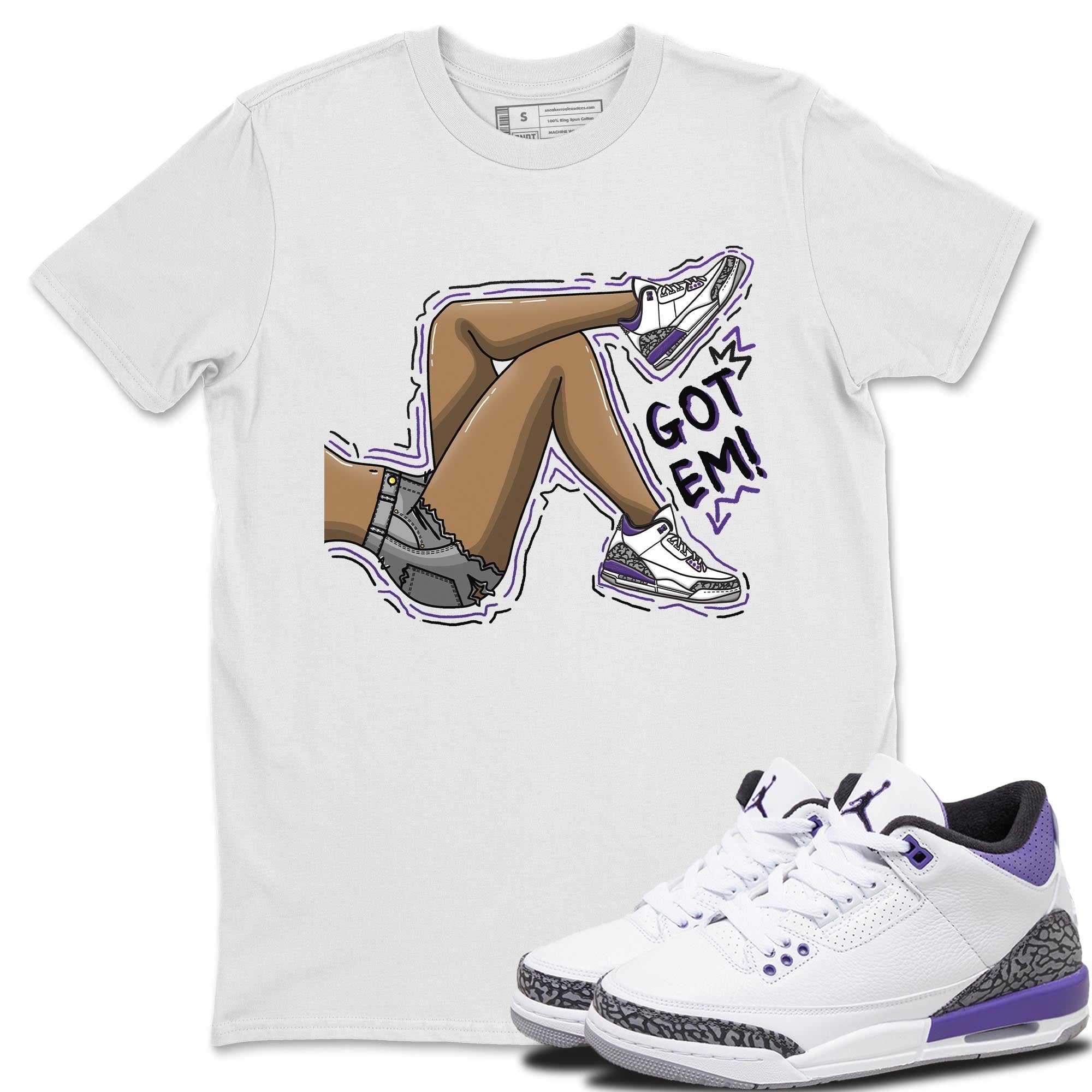 Got Em Legs Unisex Tops - Air Jordan 3 Dark Iris