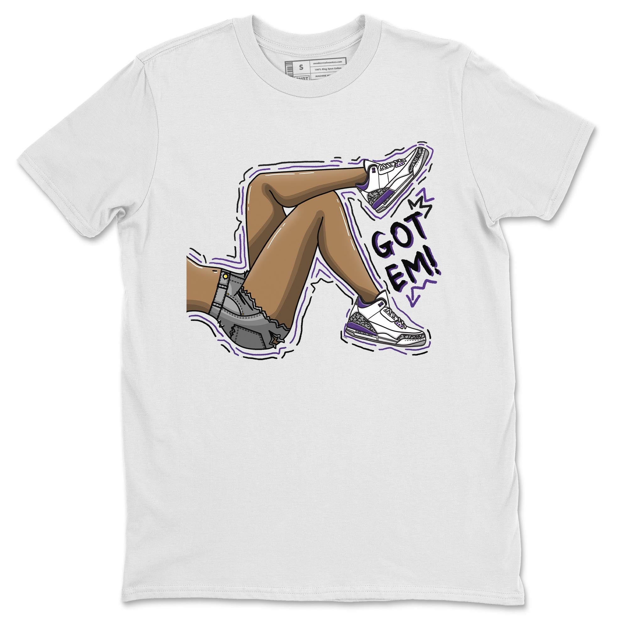 Got Em Legs Unisex Tops - Air Jordan 3 Dark Iris
