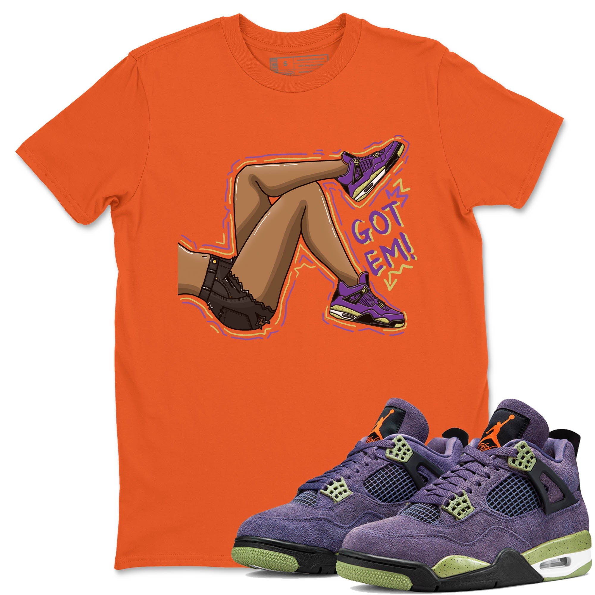 Got Em Legs Unisex Tops - Air Jordan 4 Canyon Purple