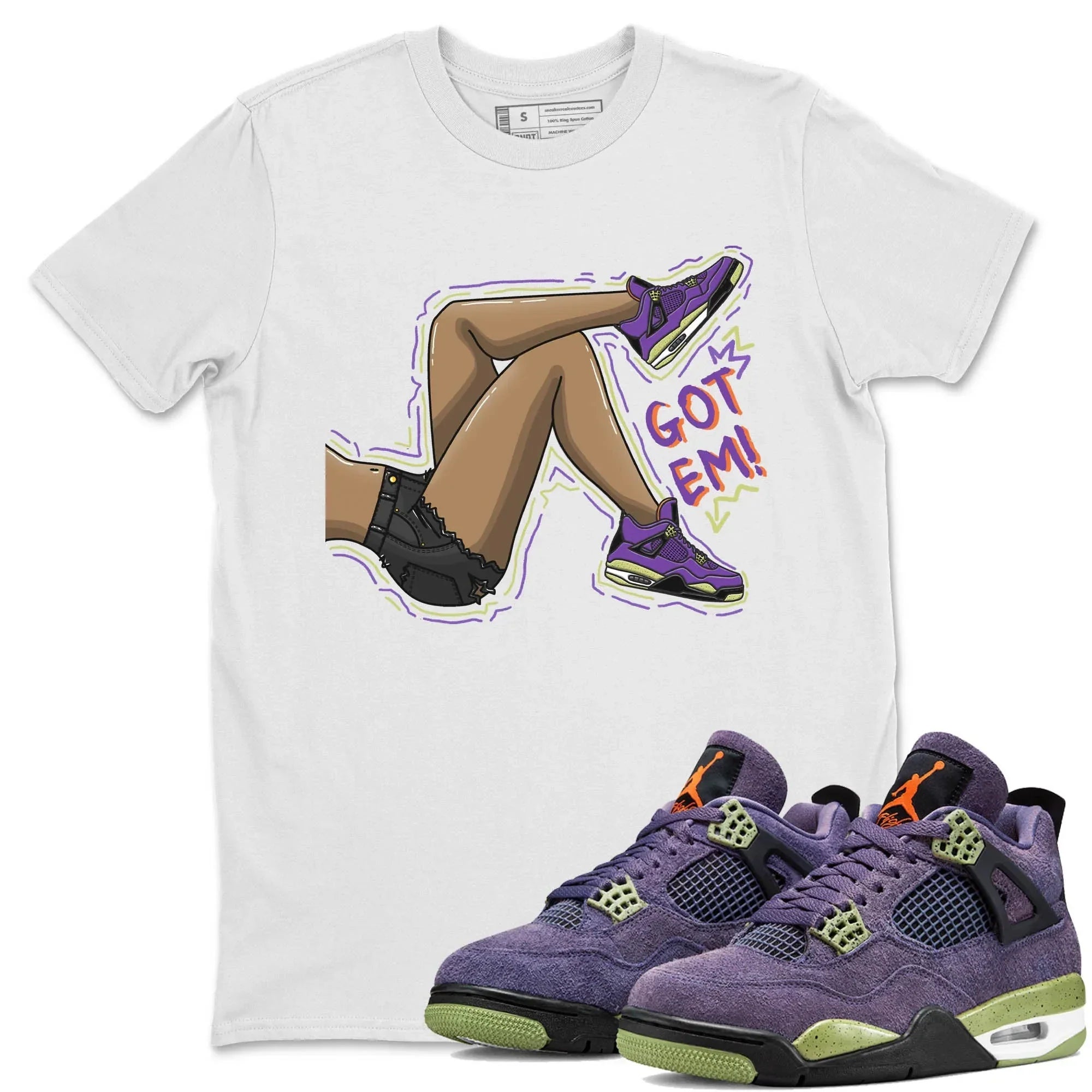 Got Em Legs Unisex Tops - Air Jordan 4 Canyon Purple