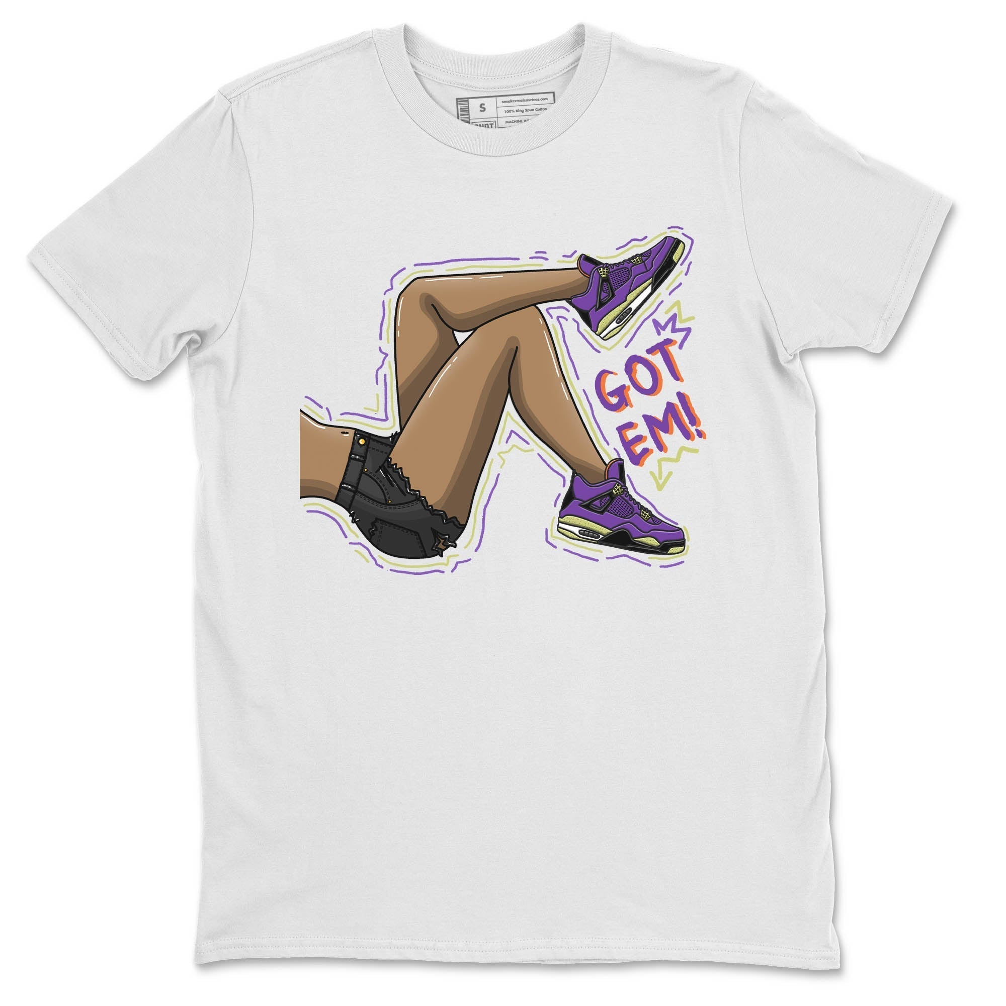 Got Em Legs Unisex Tops - Air Jordan 4 Canyon Purple