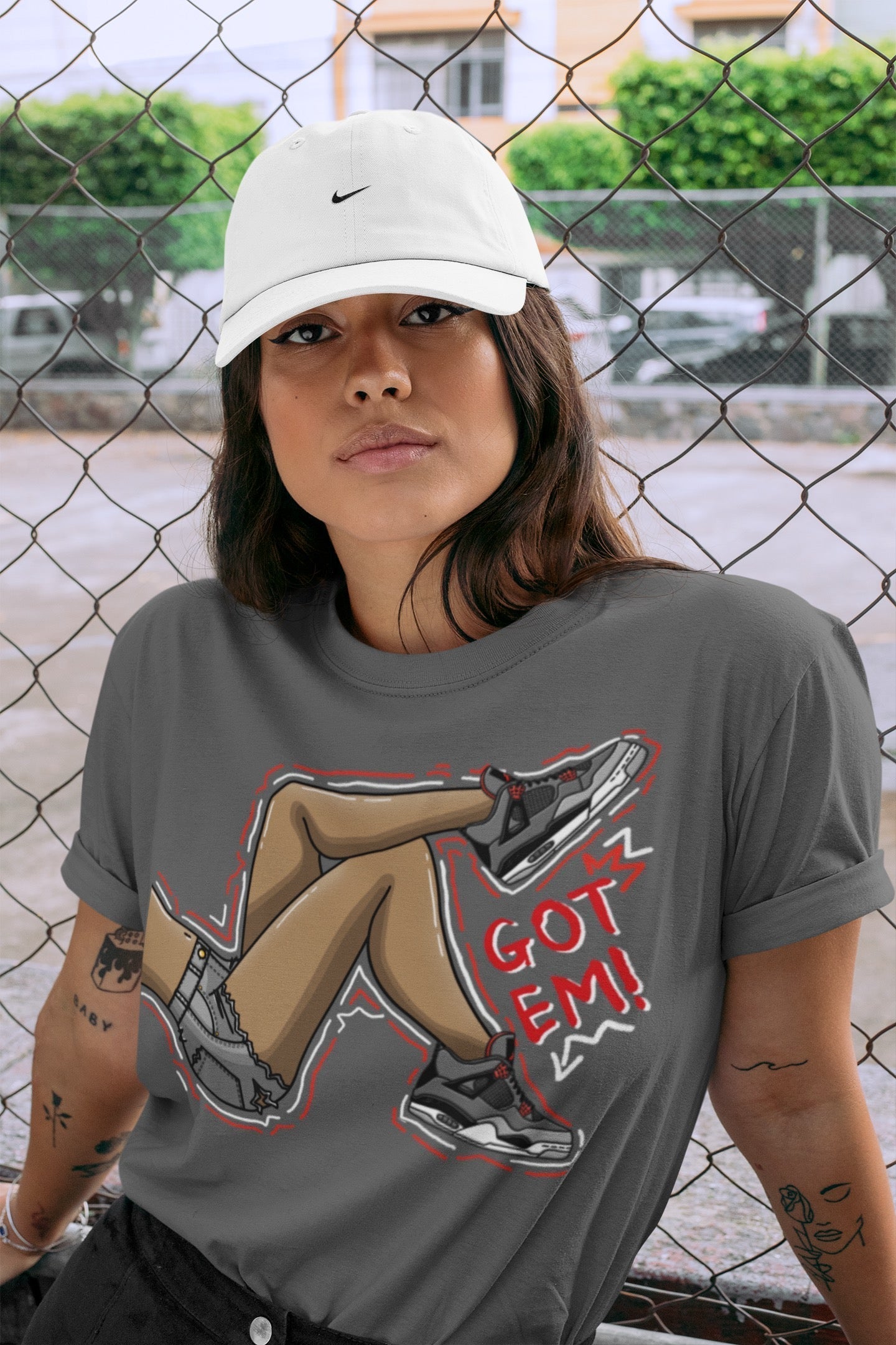 Got Em Legs Unisex Tops - Air Jordan 4 Infrared