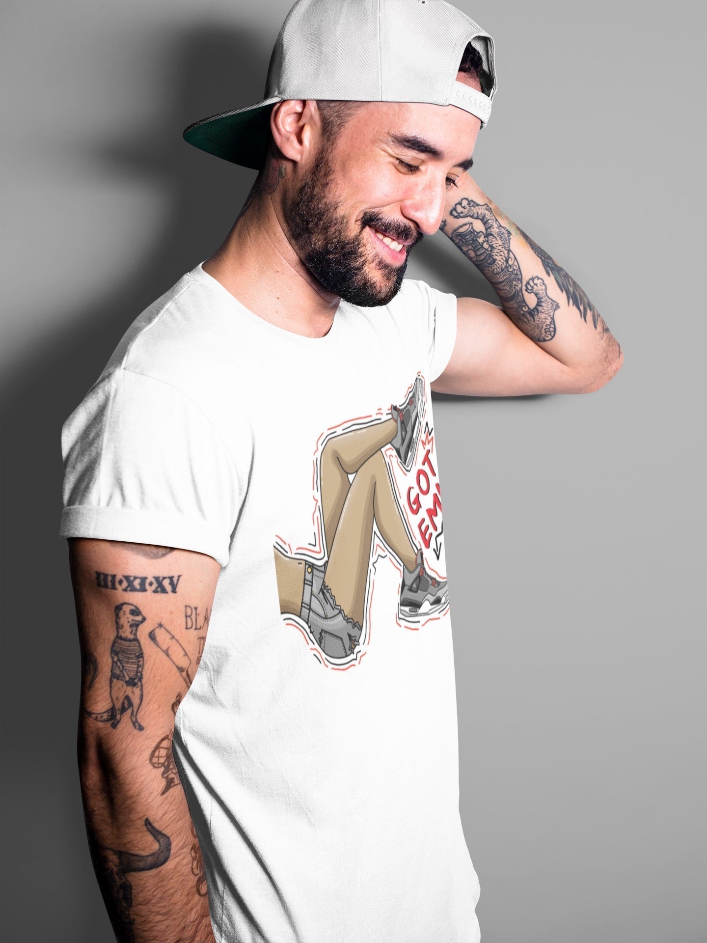 Got Em Legs Unisex Tops - Air Jordan 4 Infrared