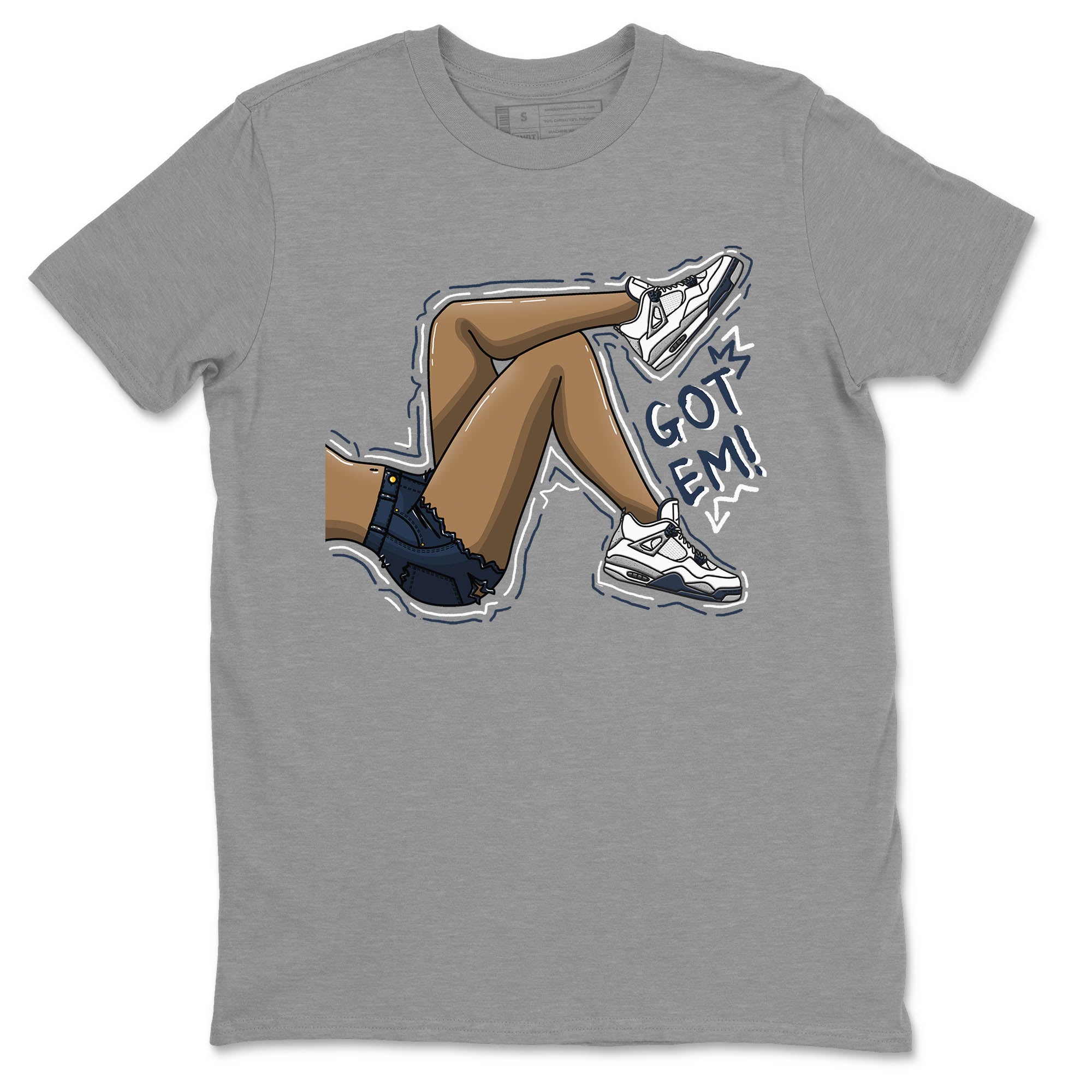 Got Em Legs Unisex Tops - Air Jordan 4 Midnight Navy