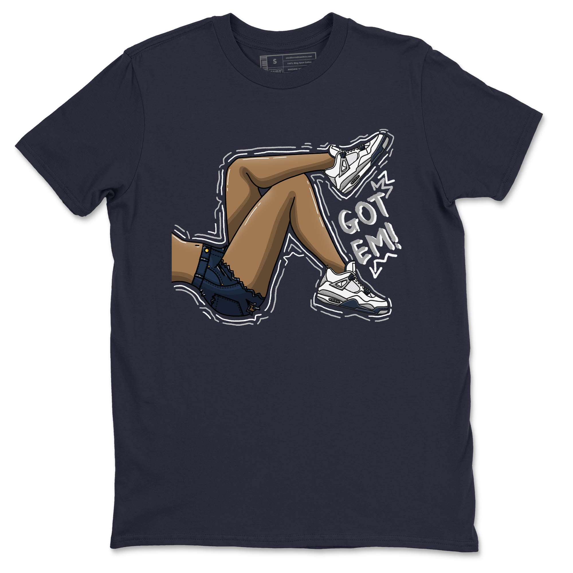 Got Em Legs Unisex Tops - Air Jordan 4 Midnight Navy