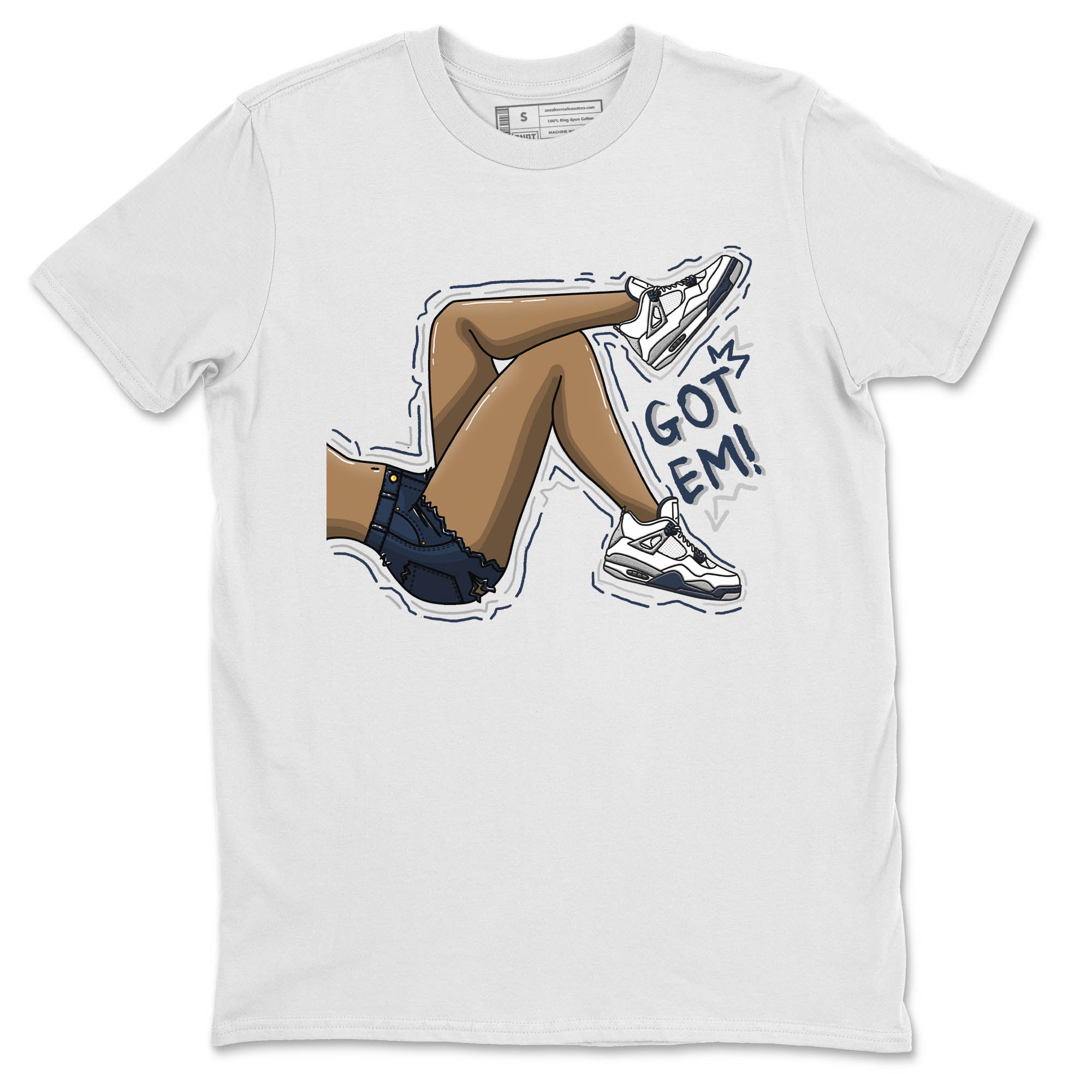 Got Em Legs Unisex Tops - Air Jordan 4 Midnight Navy