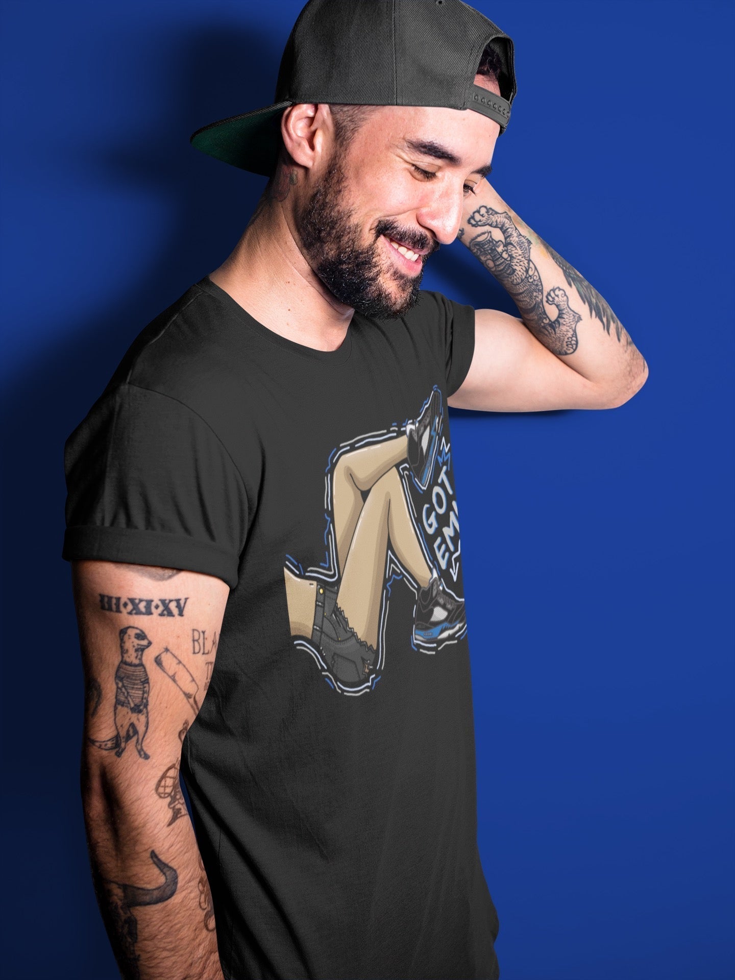 Got Em Legs Unisex Tops - Air Jordan 5 Racer Blue