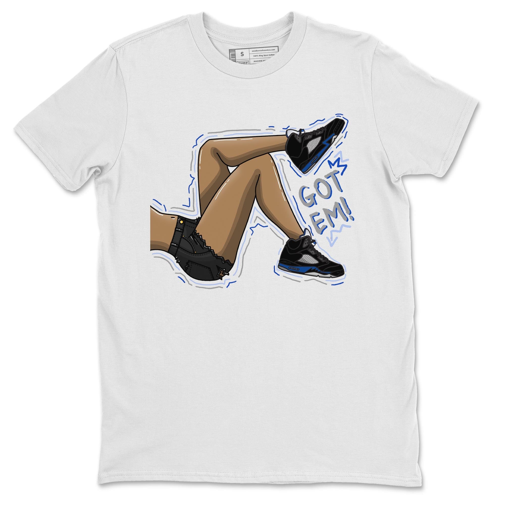 Got Em Legs Unisex Tops - Air Jordan 5 Racer Blue