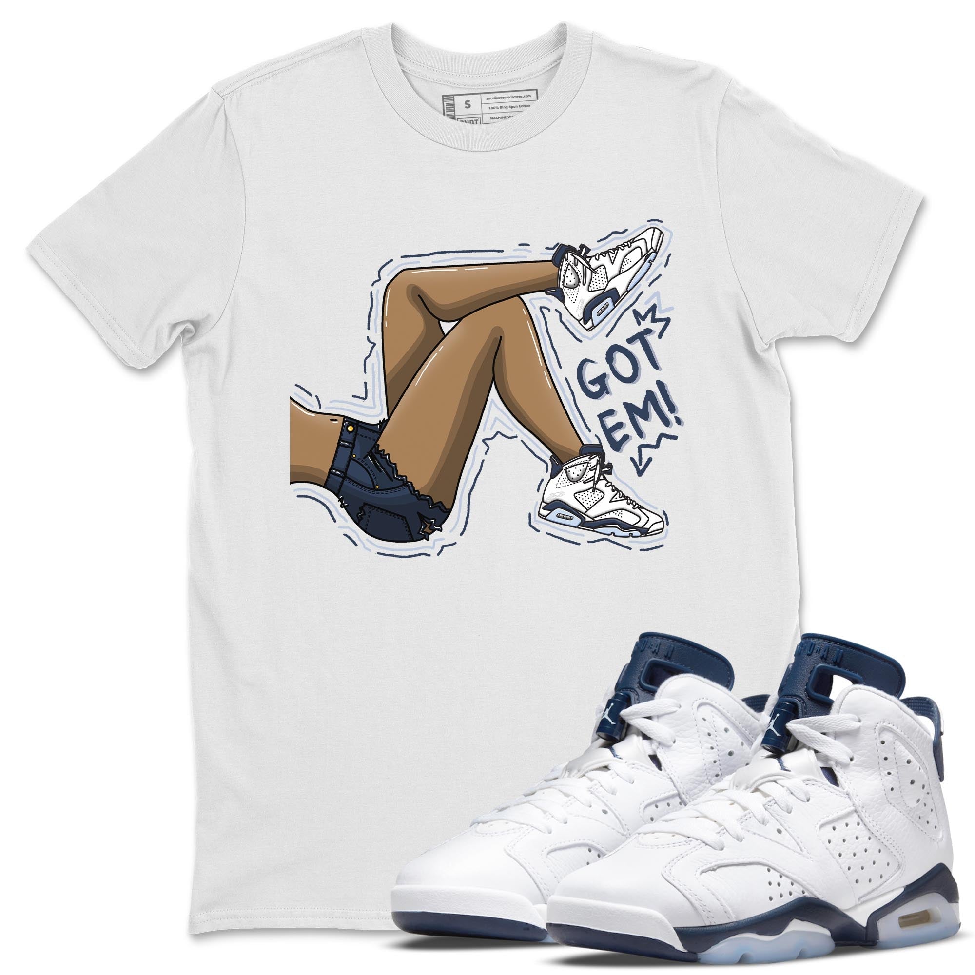 Got Em Legs Unisex Tops - Air Jordan 6 Midnight Navy
