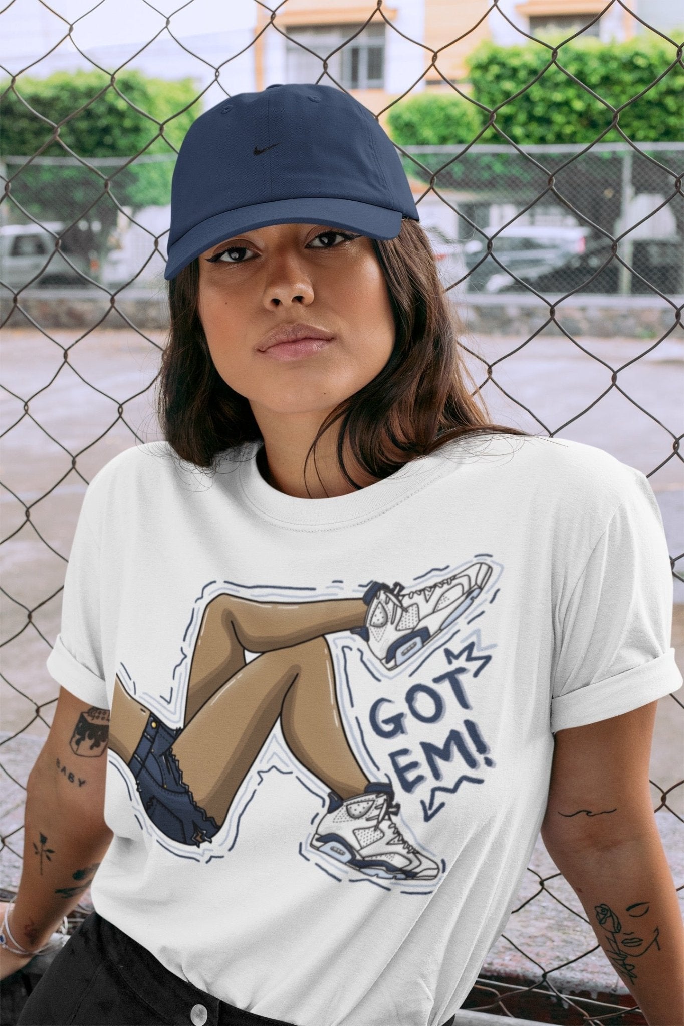 Got Em Legs Unisex Tops - Air Jordan 6 Midnight Navy