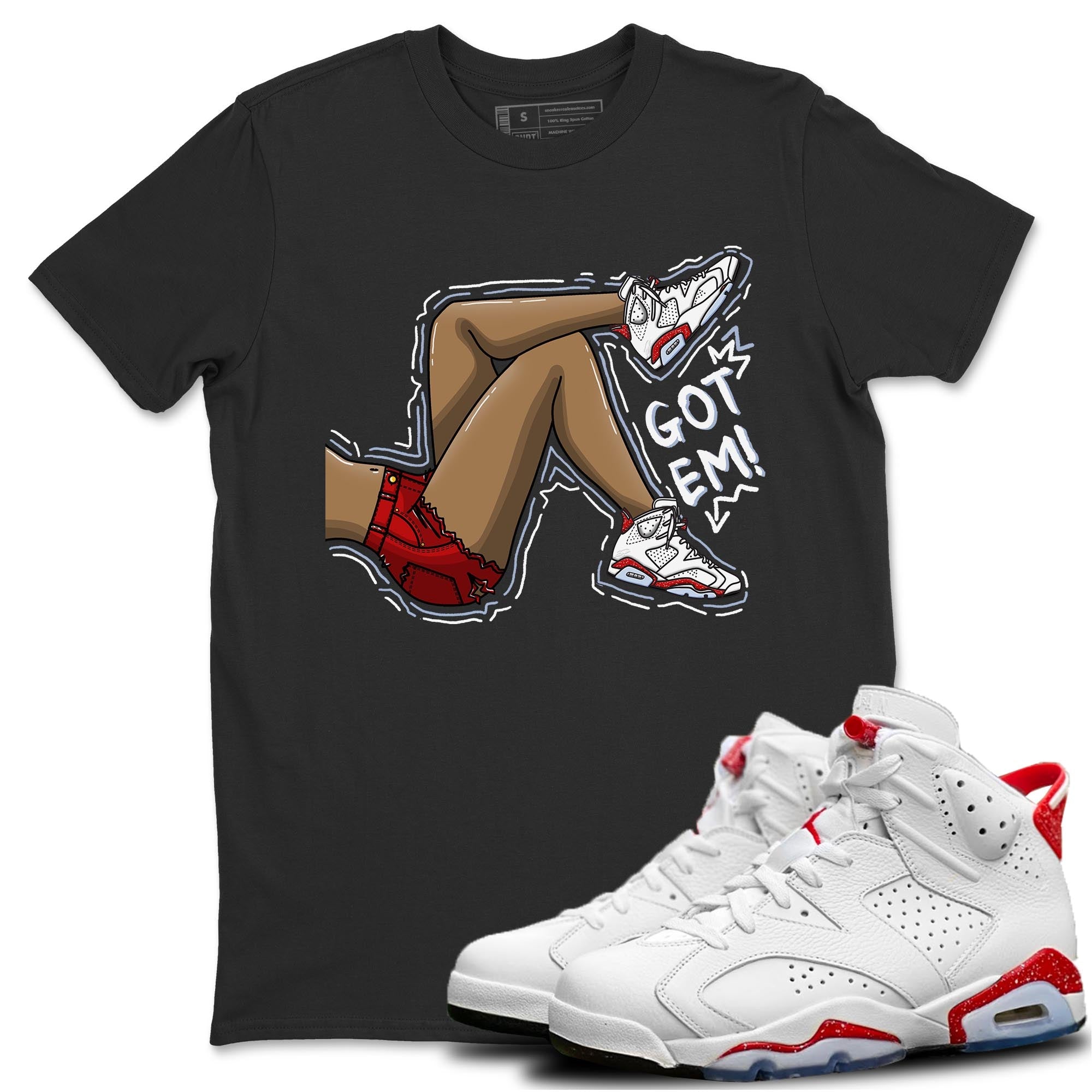 Got Em Legs Unisex Tops - Air Jordan 6 Red Velvet Cookies