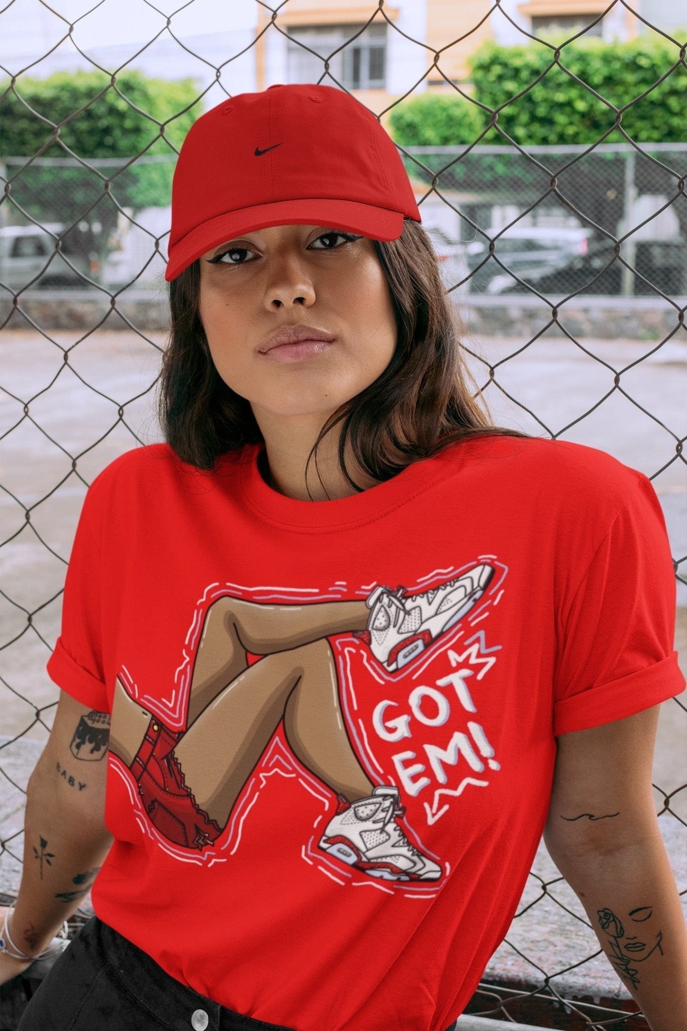 Got Em Legs Unisex Tops - Air Jordan 6 Red Velvet Cookies
