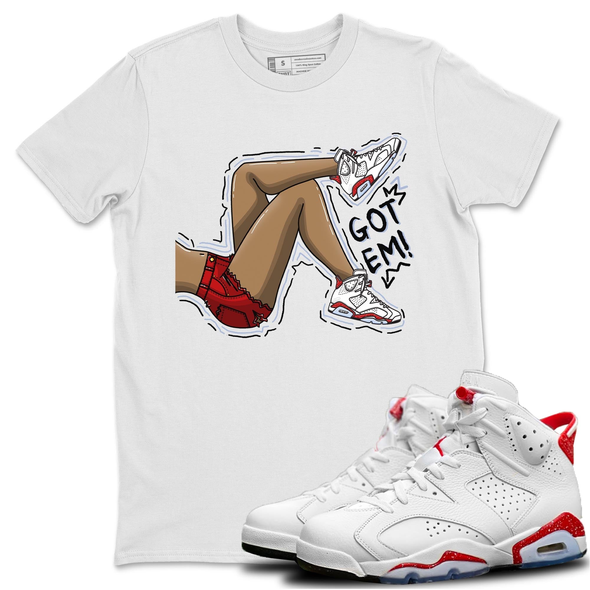 Got Em Legs Unisex Tops - Air Jordan 6 Red Velvet Cookies