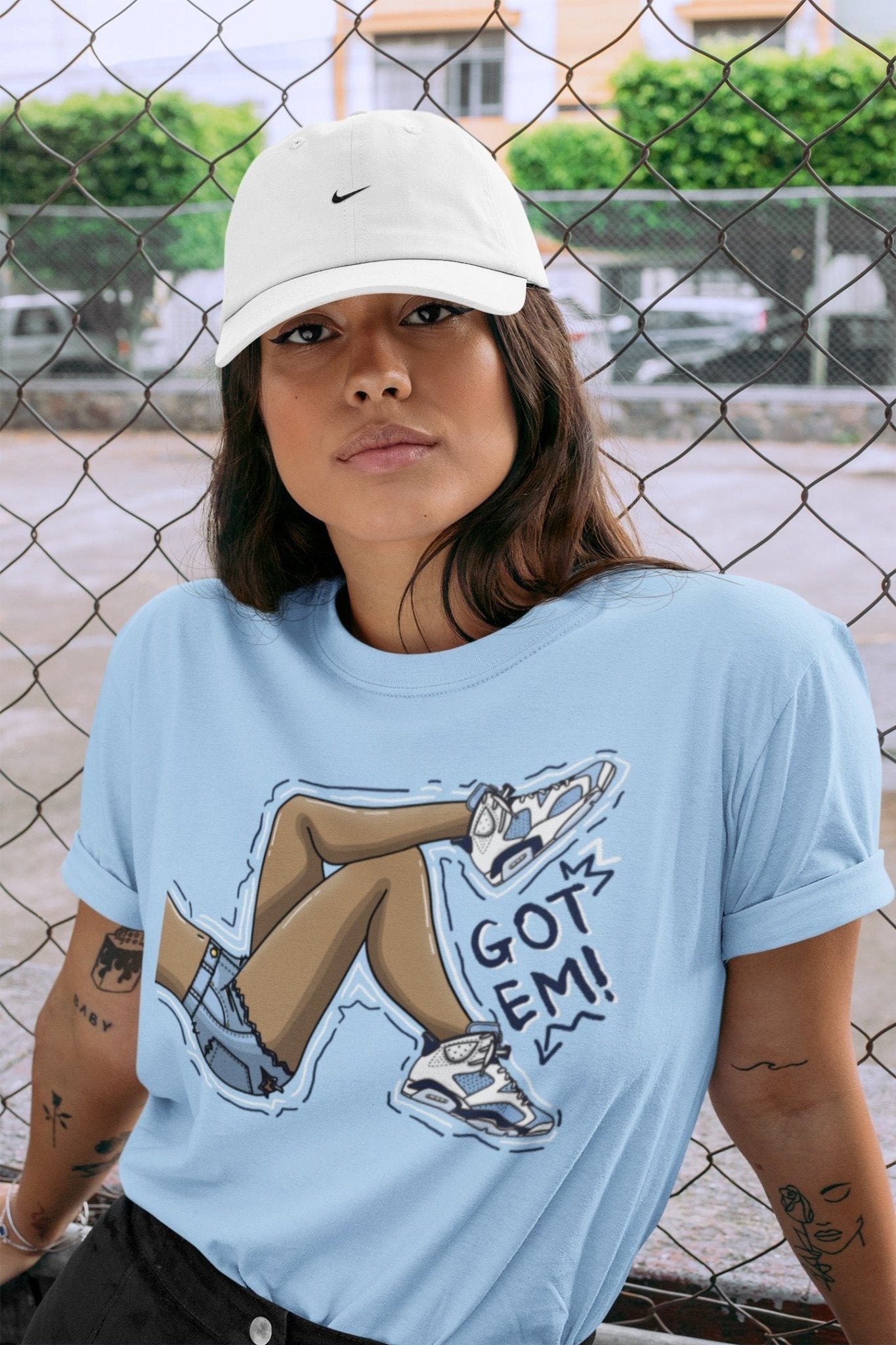 Got Em Legs Unisex Tops - Air Jordan 6 UNC
