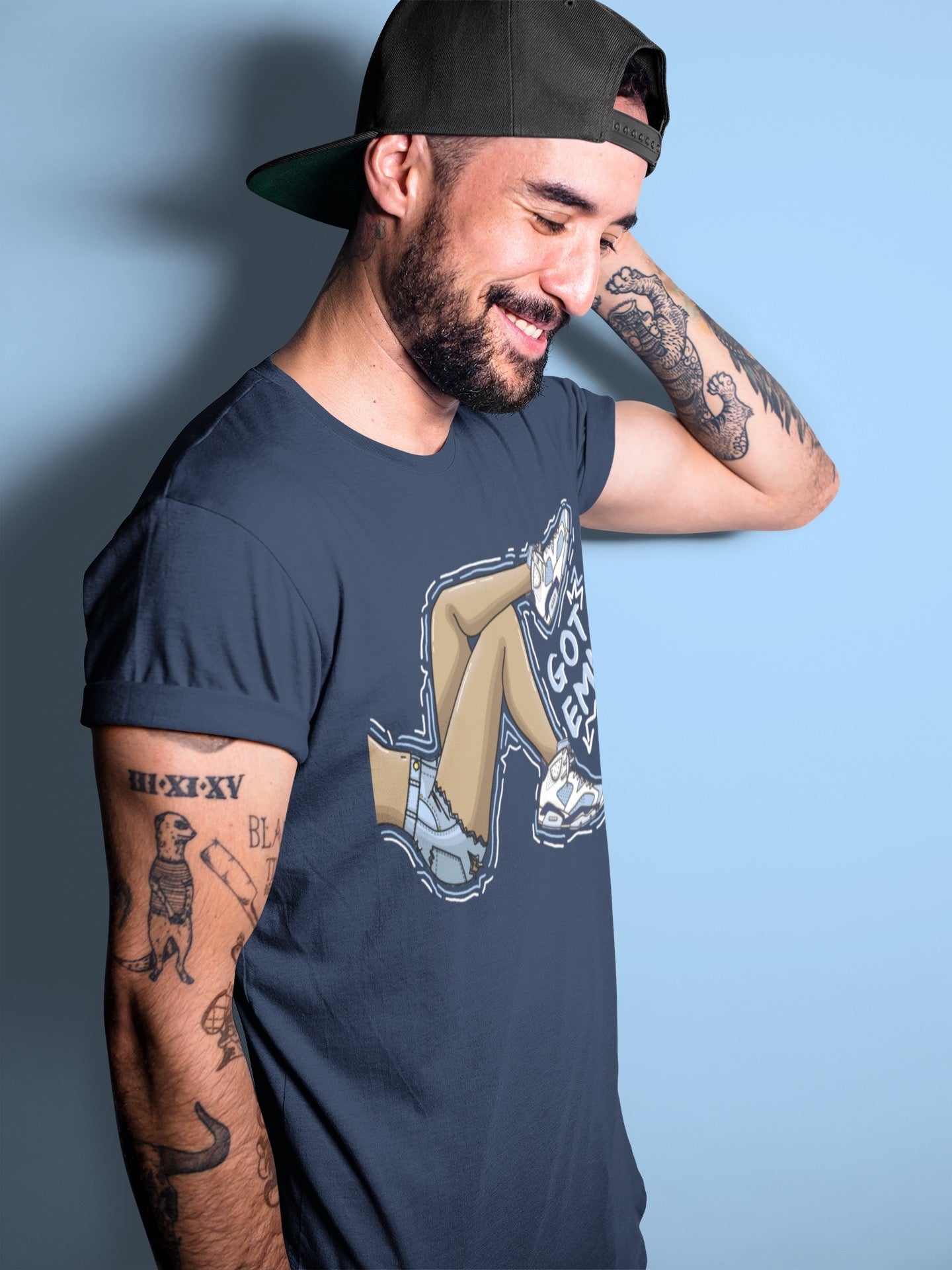 Got Em Legs Unisex Tops - Air Jordan 6 UNC