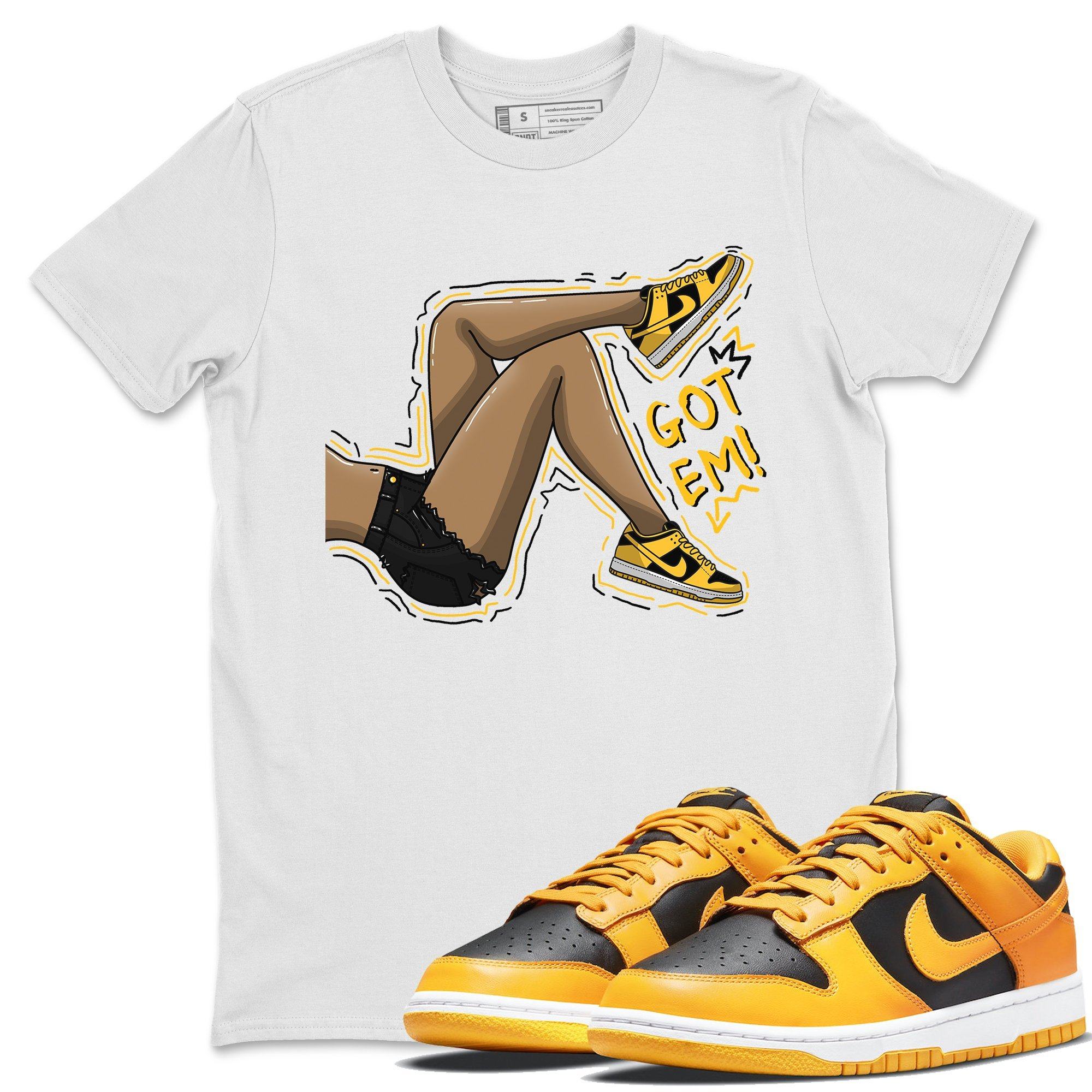 Got Em Legs Unisex Tops - Dunk Championship Goldenrod