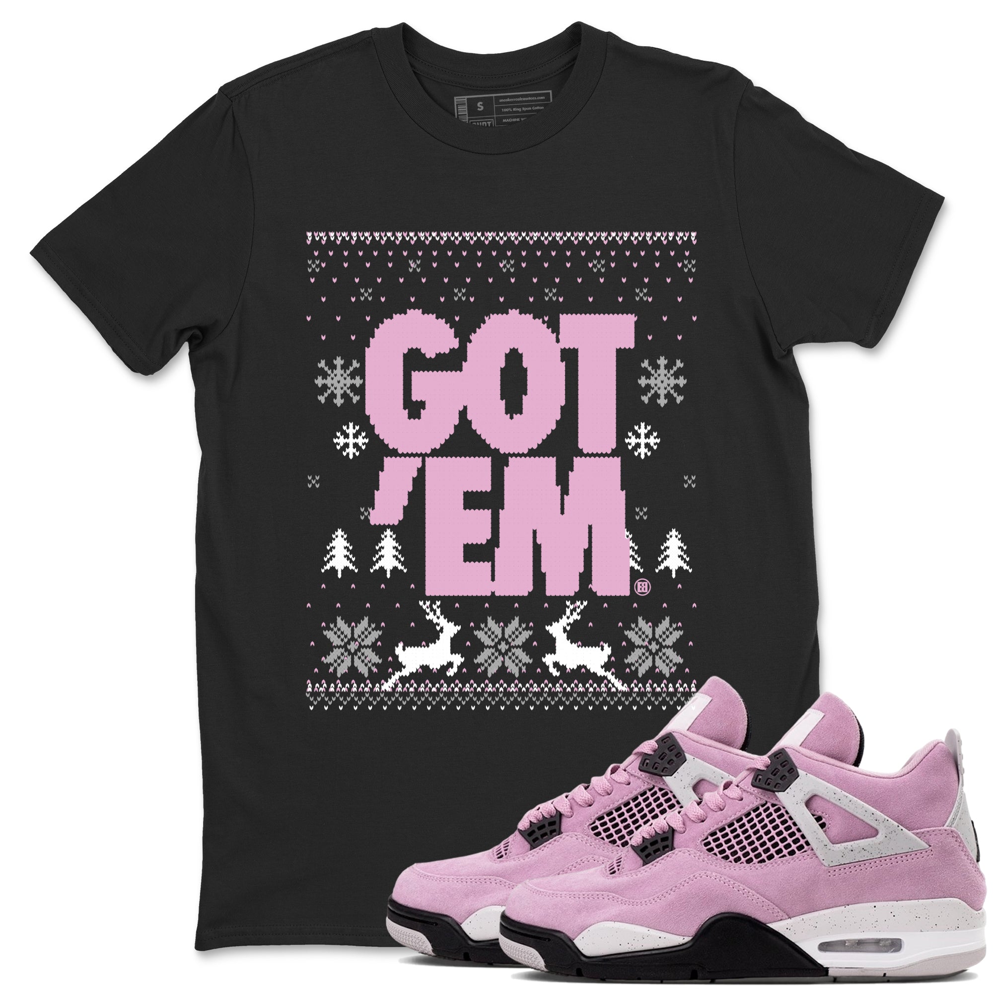 Got Em Ugly Sweater snkmatch Tees - Air Jordan 4 Orchid