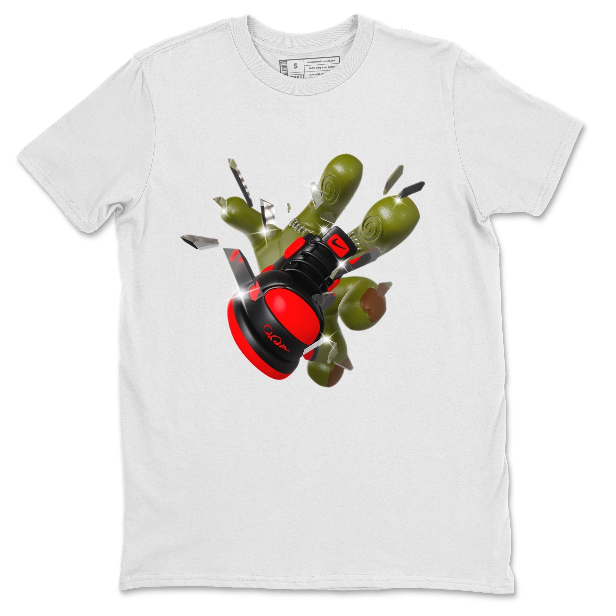 Got Em Zombie Hand snkmatch Tee - Air Jordan 1 Satin Bred