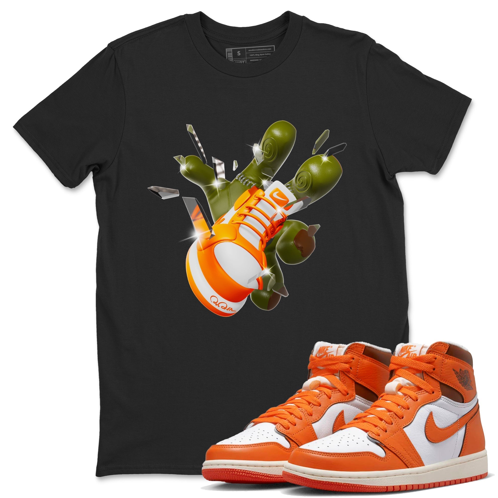 Got Em Zombie Hand snkmatch Tee - Air Jordan 1 Starfish