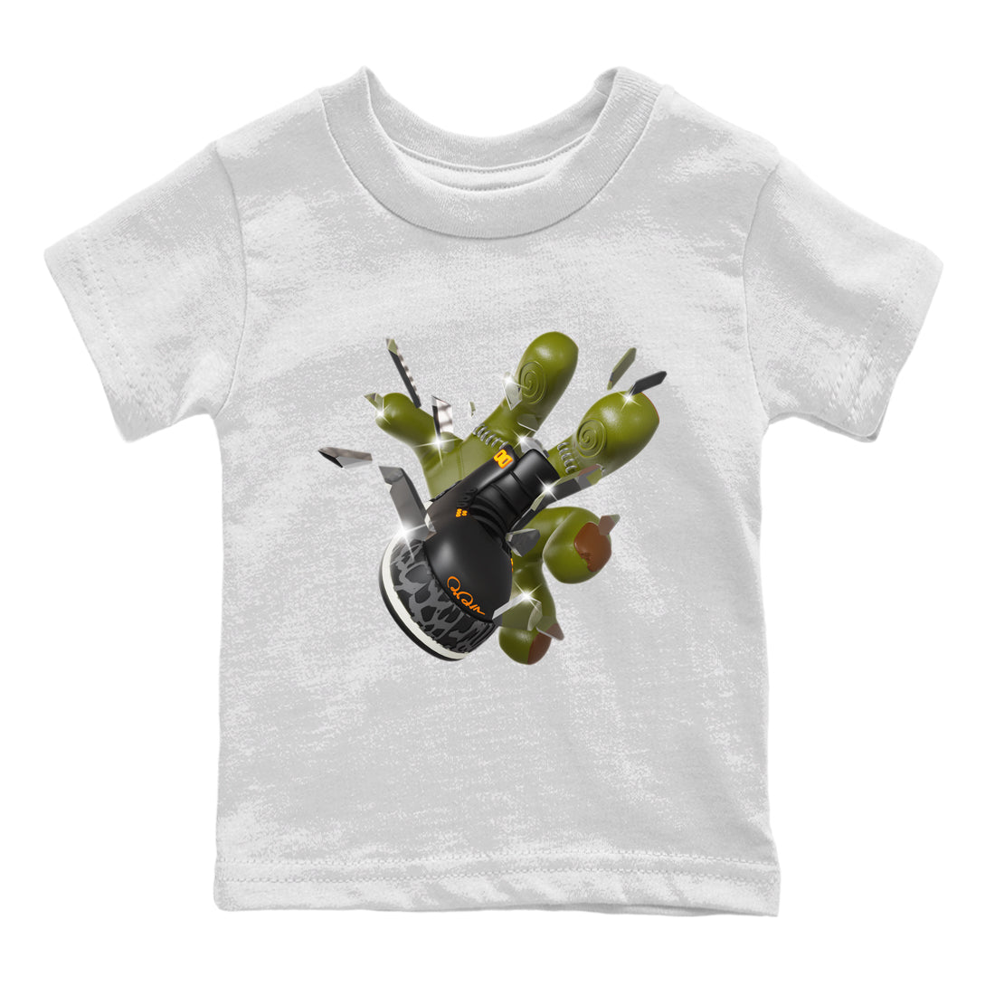 Got Em Zombie Hand snkmatch Tee Kids - Air Jordan 3 Fear