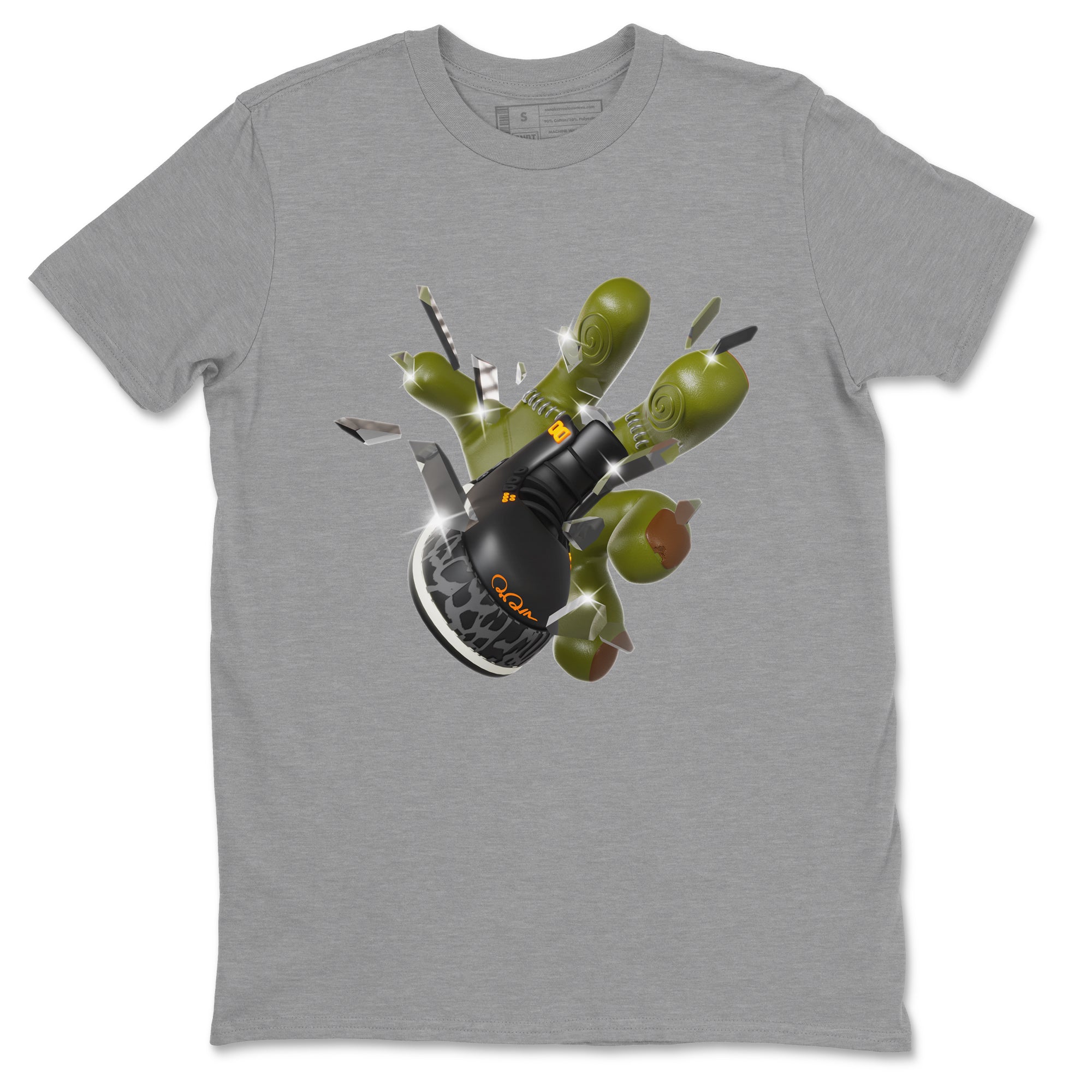 Got Em Zombie Hand snkmatch Tee - Air Jordan 3 Fear