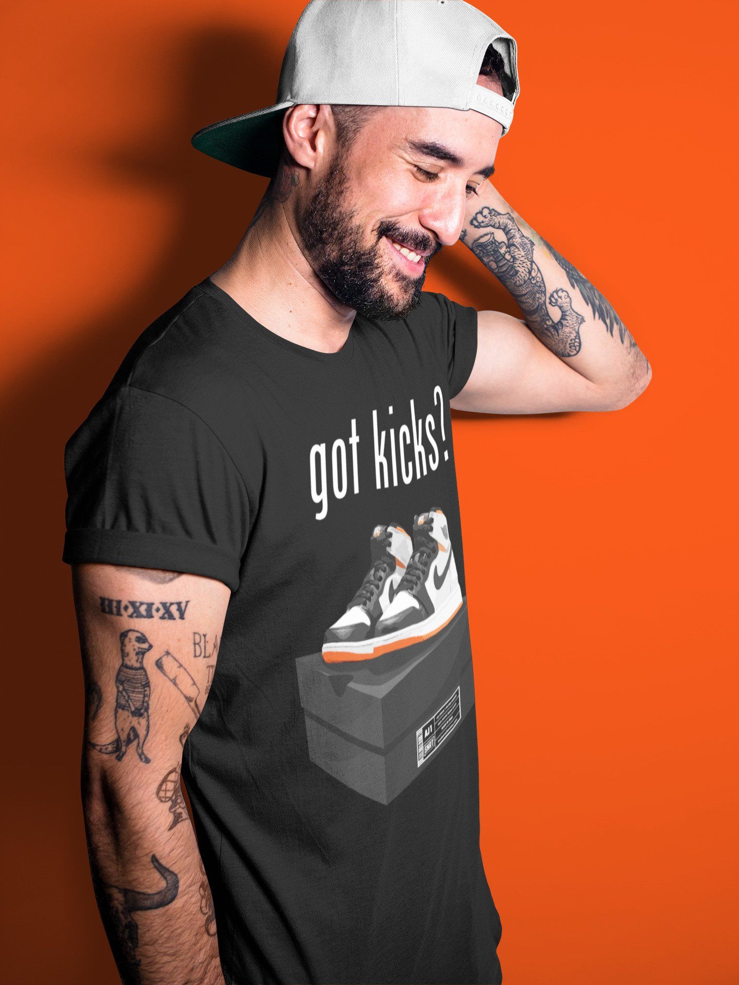 Got Kicks Unisex Tops - Air Jordan 1 Electro Orange
