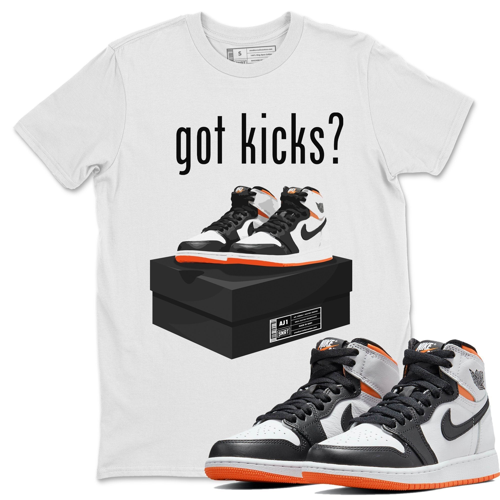Got Kicks Unisex Tops - Air Jordan 1 Electro Orange